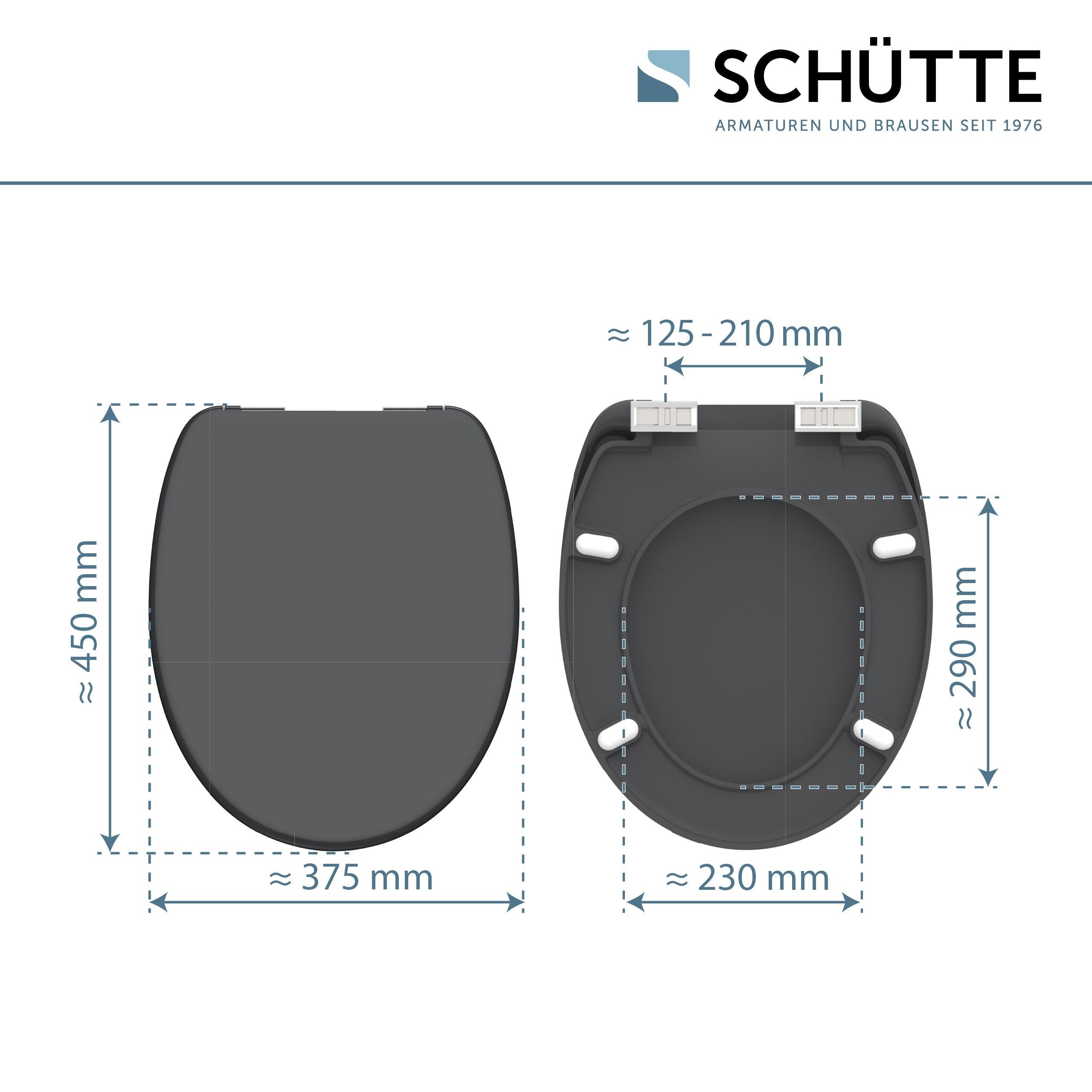 Schütte WC-Sitz Duroplast mit Absenkautomatik günstig online kaufen