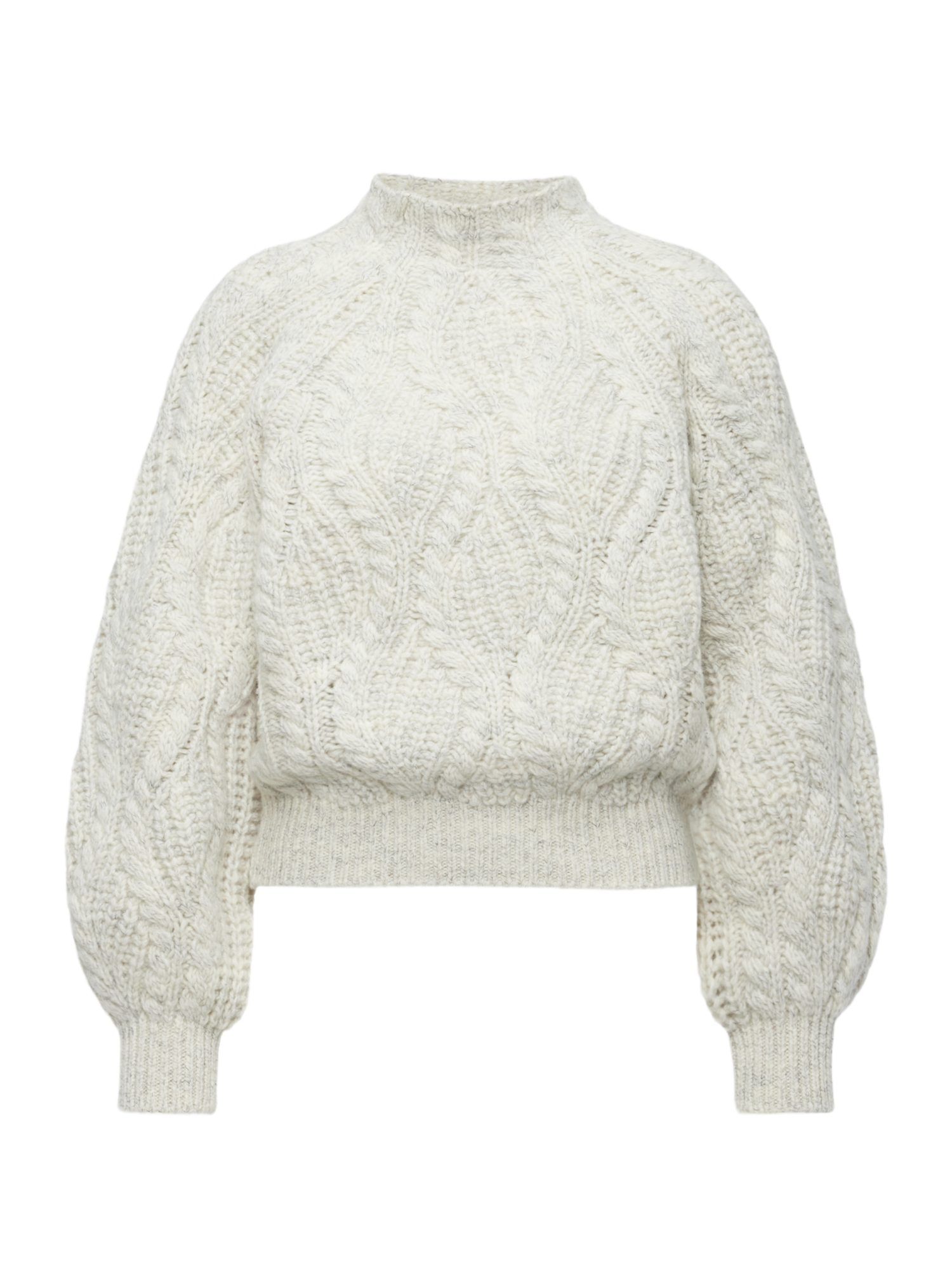 Drykorn Strickpullover weiß,Freizeit,Wolle,Unifarben,Stehkragen,Lang,Relaxed Fit