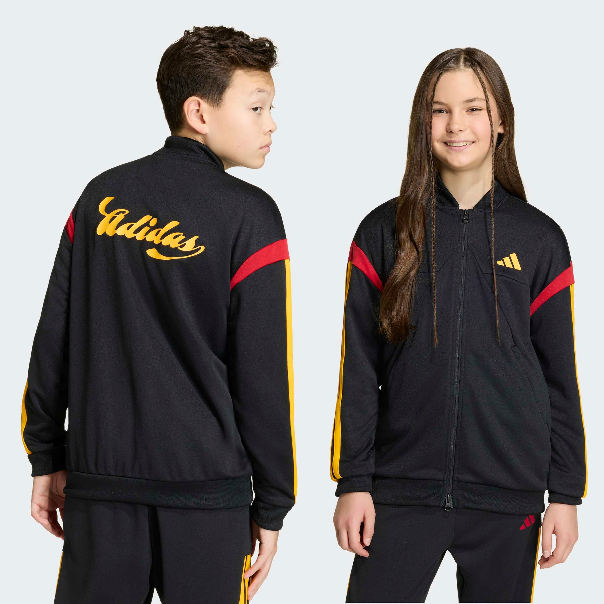 adidas Sportswear Trainingsjacke J HOT für Kinder, mit Reißverschluss, aus Polyester