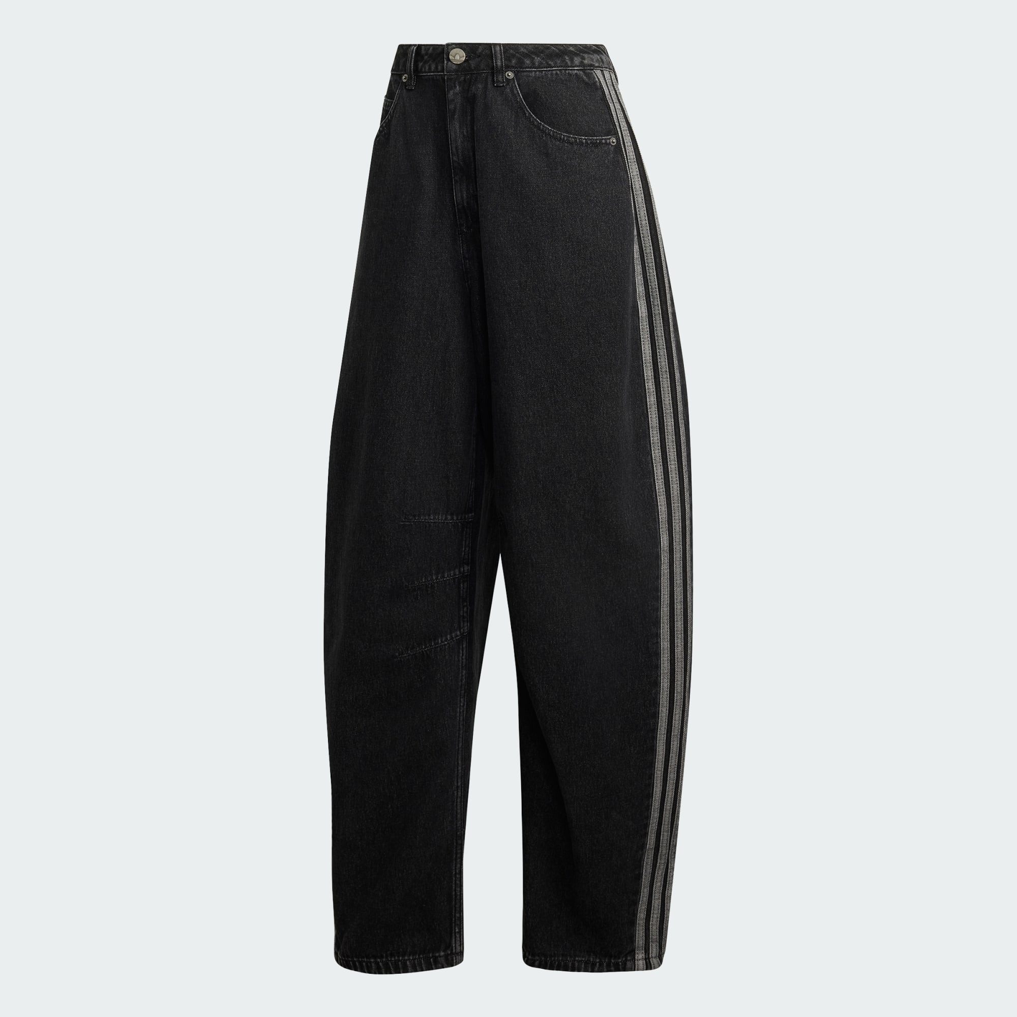 adidas Originals Loose-fit-Jeans BARREL-JEANS, HOHER BUND (1-tlg)