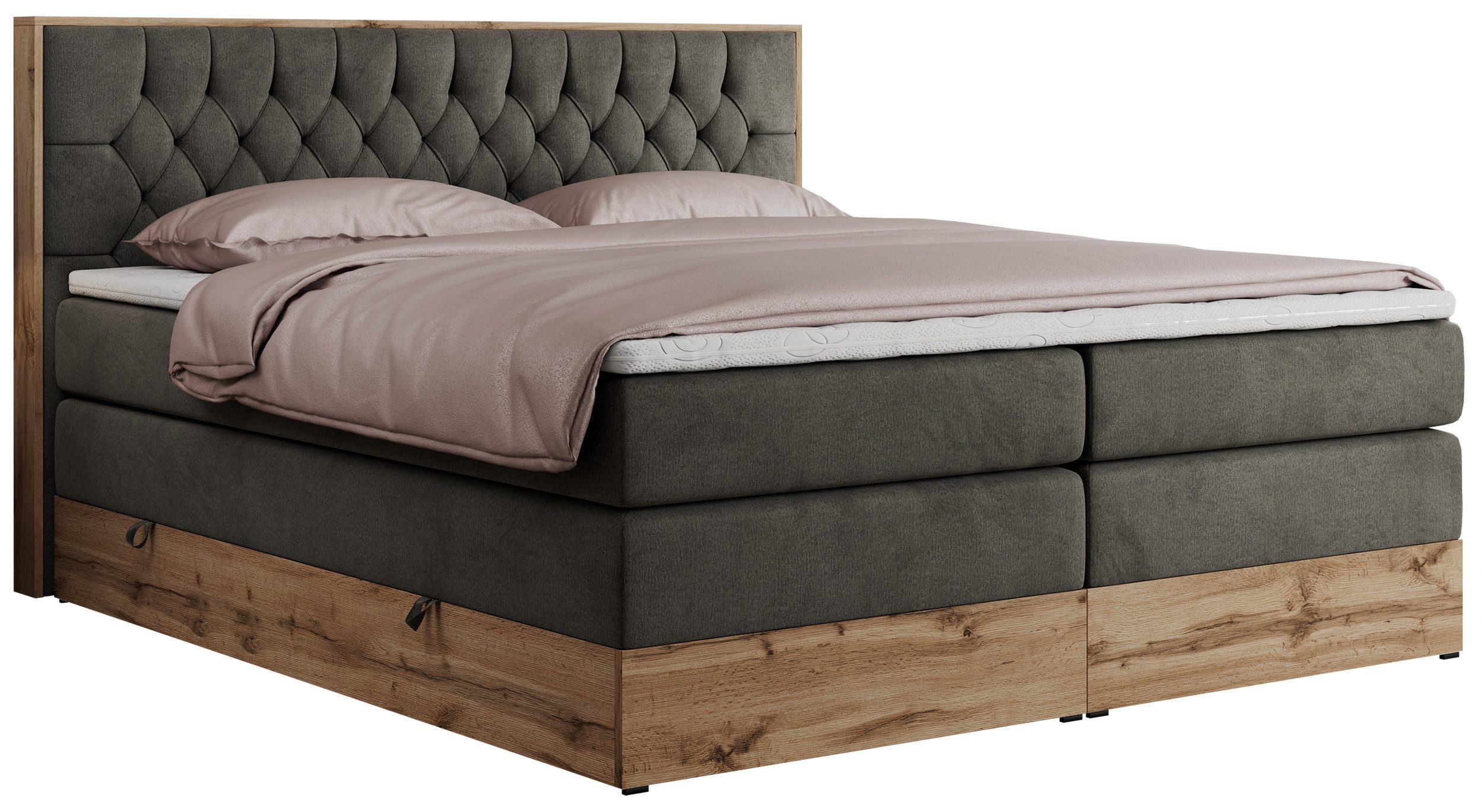 MKS MÖBEL Boxspringbett AMORE KING (Set, günstig online kaufen
