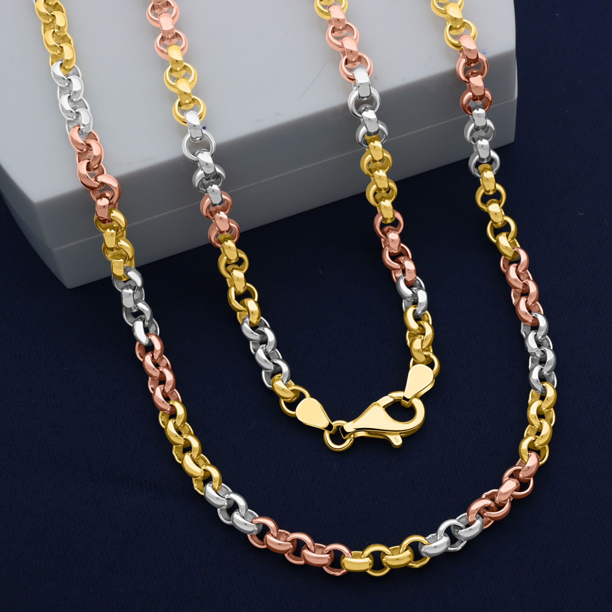 Tony Fein Armband Erbsarmband Tricolor 925er günstig online kaufen