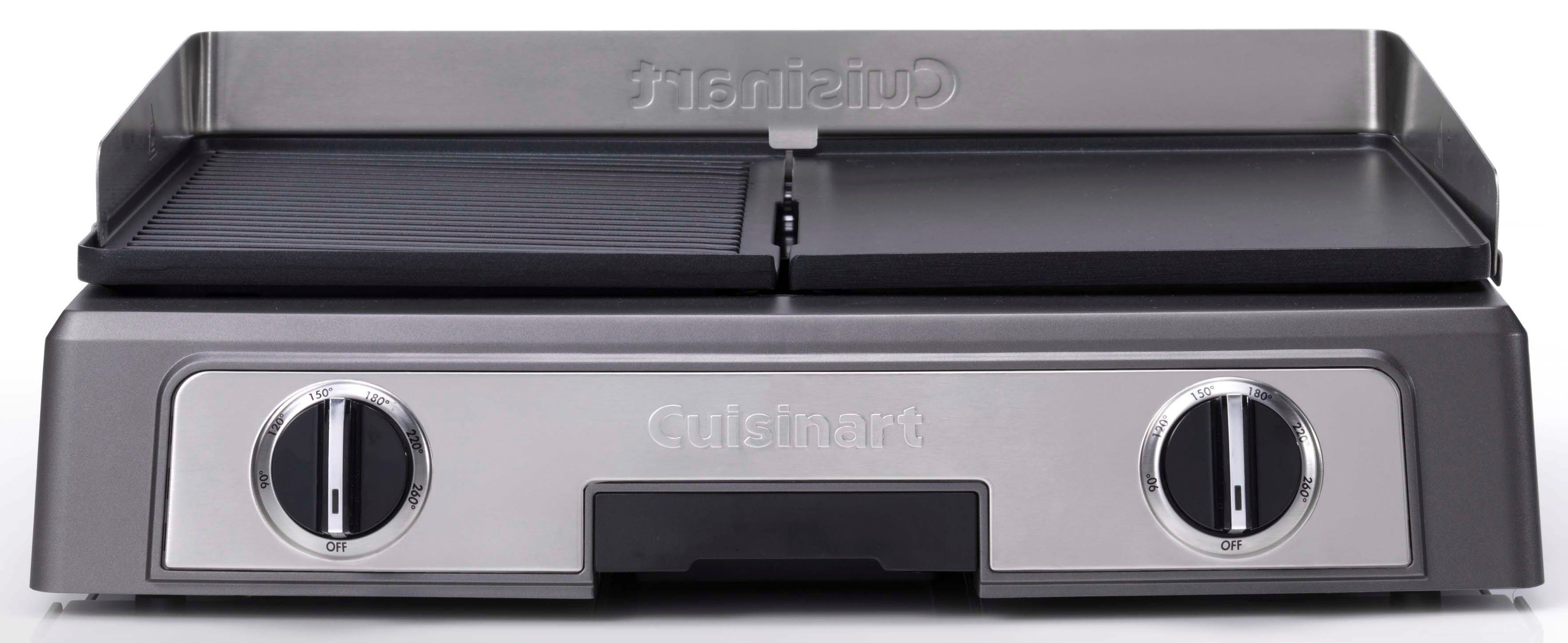 Cuisinart Tischgrill PL50E, 2200 W, 1 Grill-Platte + 1 Plancha-Platte, 2 unabhängige Thermostate