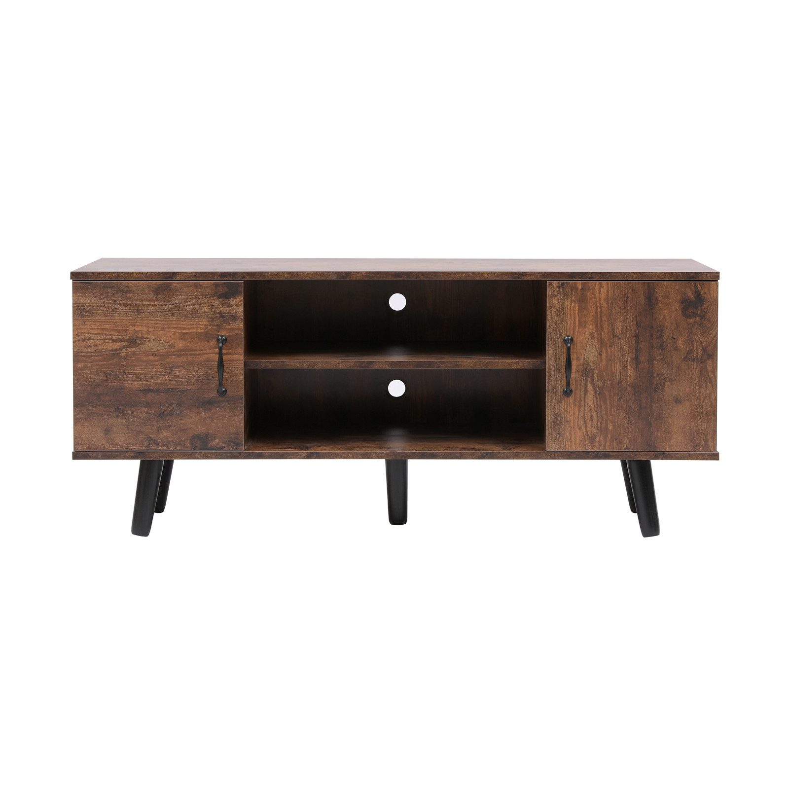 Happy Home TV-Schrank Audio-Visual-Schrank TV Schrank Sideboard Kommode Holz