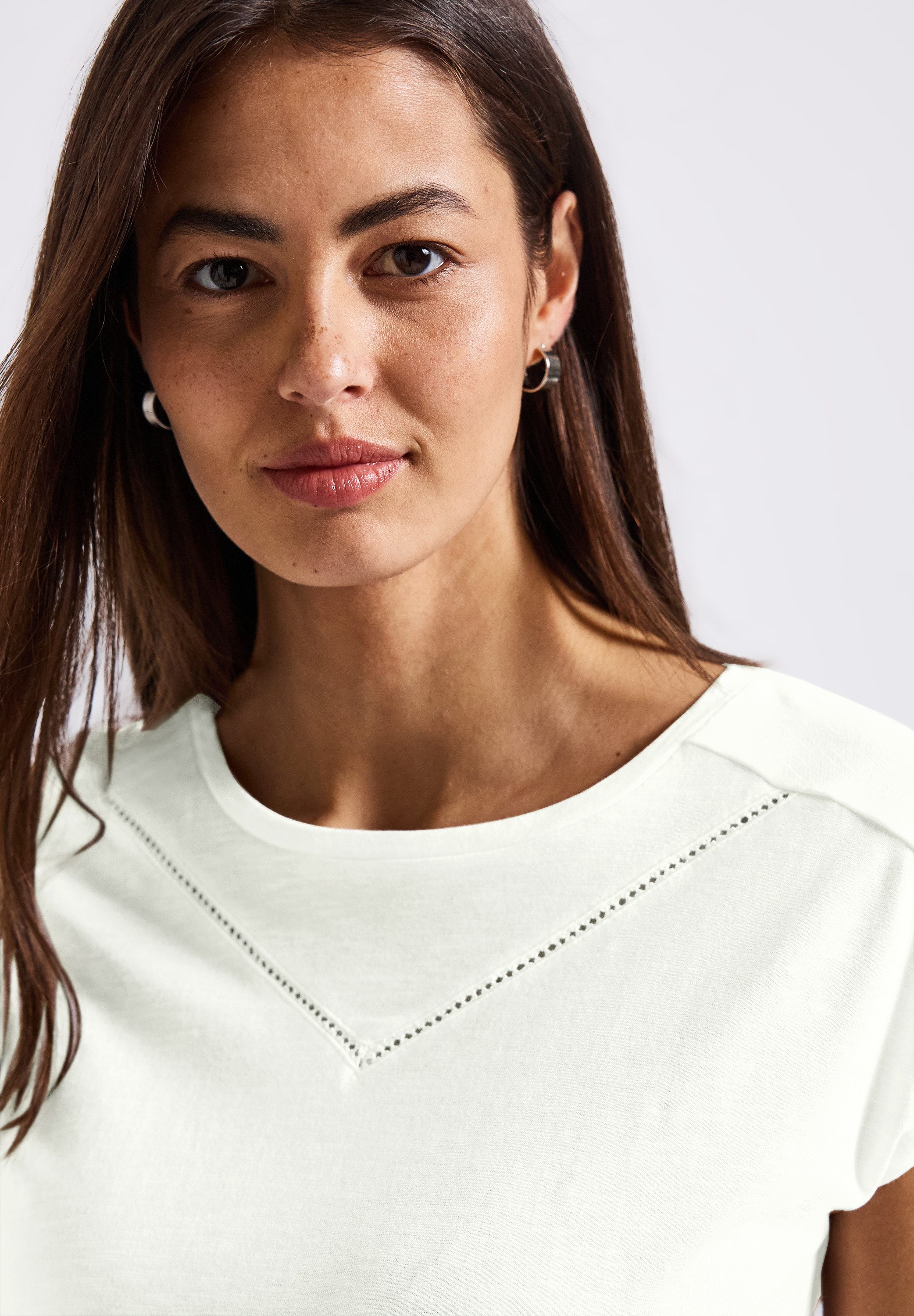 STREET ONE Shirttop mit Deko-Tape