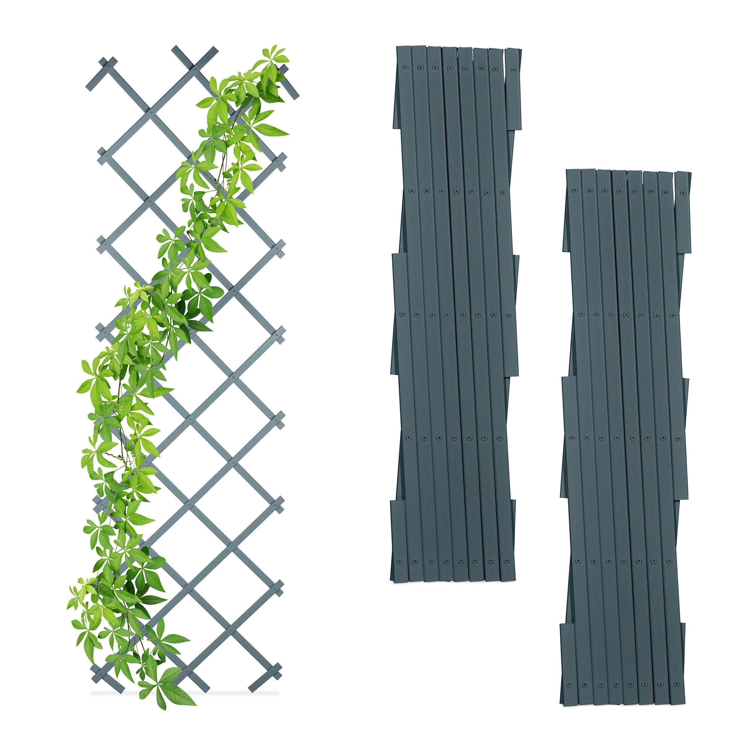 Rankgitter Ausziehbares Rankgitter 3er Set