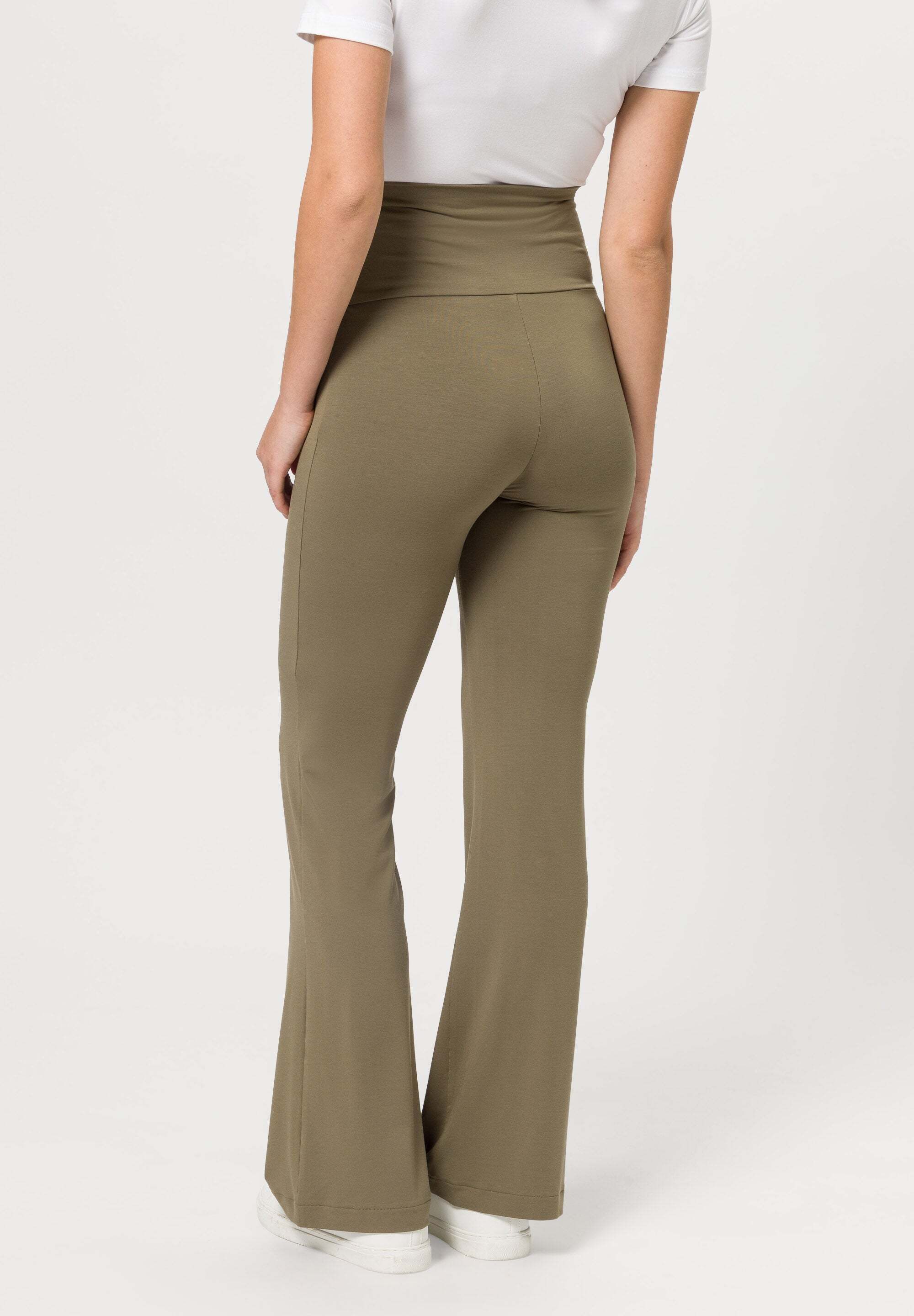 SNOCKS Highwaist Leggings Les Lunes by SNOCKS Schlaghose - BELLE (1-tlg) mit hohem, elastischem Taillenbund und ausgestelltem Bein