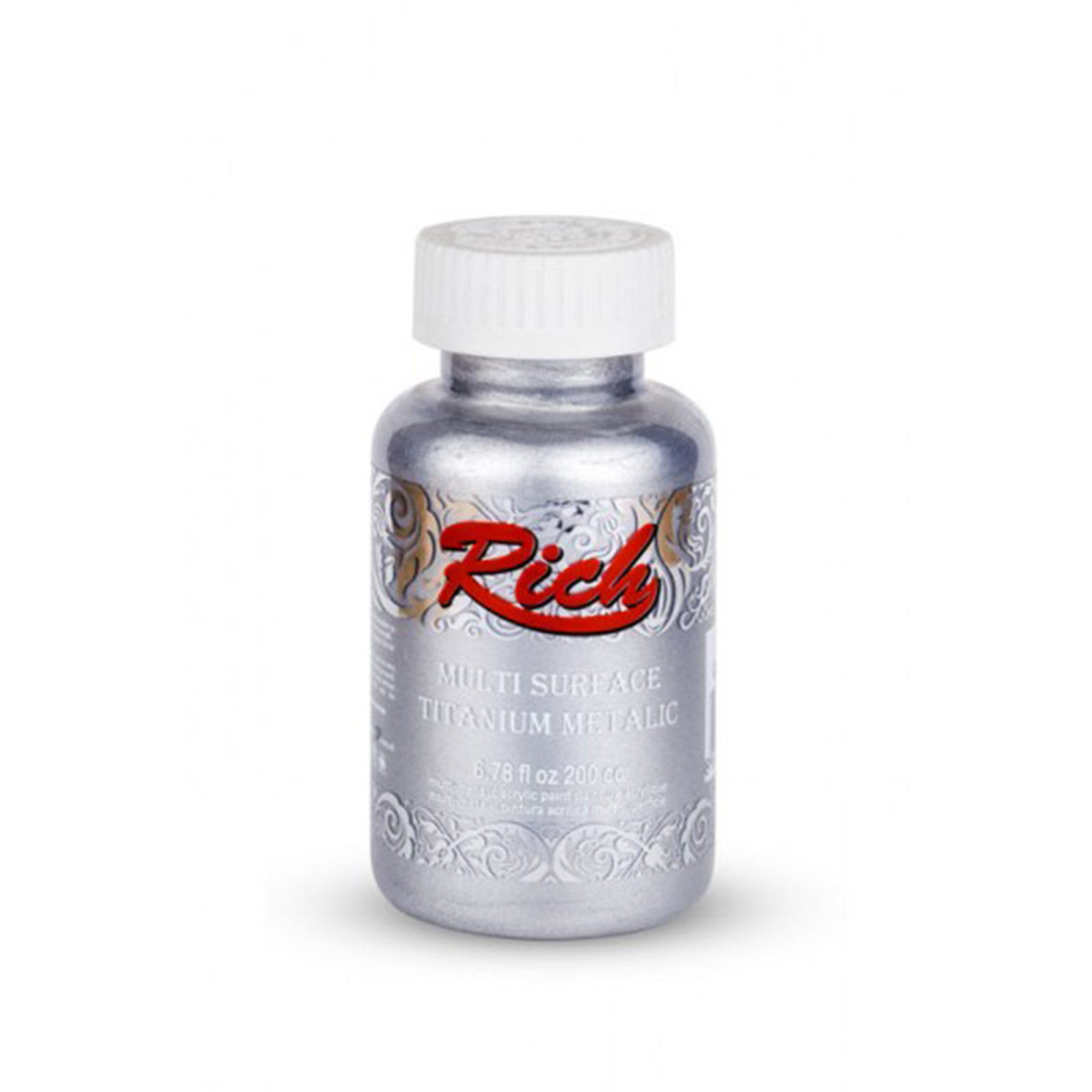 RICH Acrylfarbe Rich Multi Titanium Metallic Farbstoff - 90 / 200 ml - Über 20 Farben