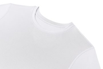 POWERLAYER Langarmshirt PowerLayer Kompressions Shirt Herren Rundhalsausschnitt Weiß L (1-tlg)