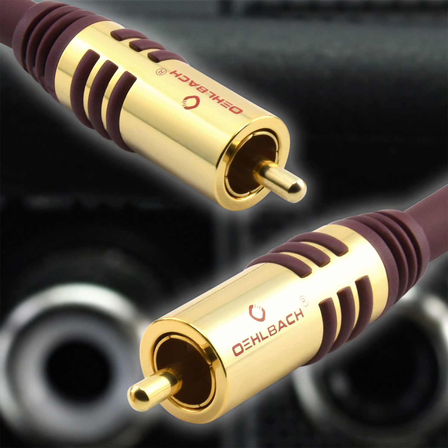 OEHLBACH NF Sub Subwoofer Cinch-Kabel Audio-Kabel, Cinch, Cinch (100 cm), Flexibel, Hochwertiges Kupfer