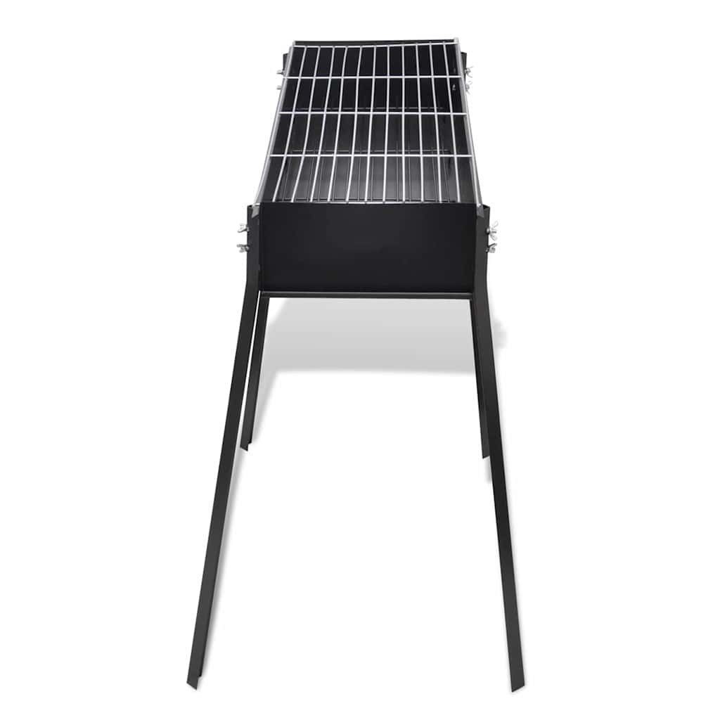 vidaXL Grillkamin BBQ Grill Säulengrill Standgrill Kohlegrill Barbeque Quadratisch
