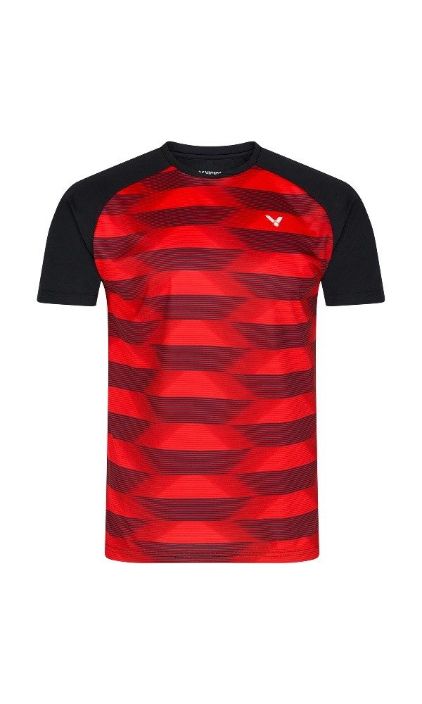 VICTOR T-Shirt T-33102 CD Team Series schwarz/rot Herren
