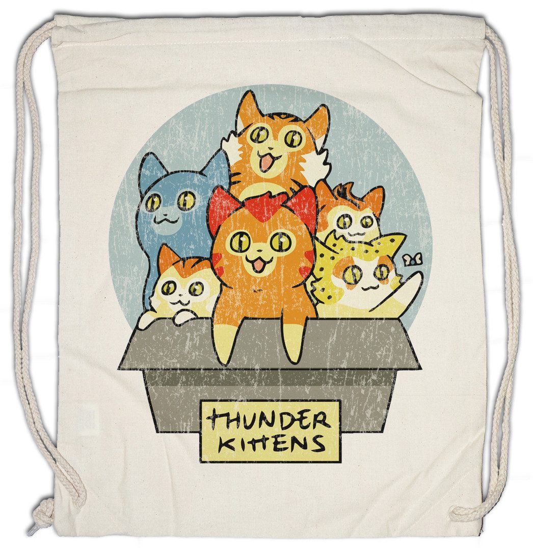 Turnbeutel Thunder Kittens Turnbeutel Katzen Cats Thundercats Kätzchen Kater