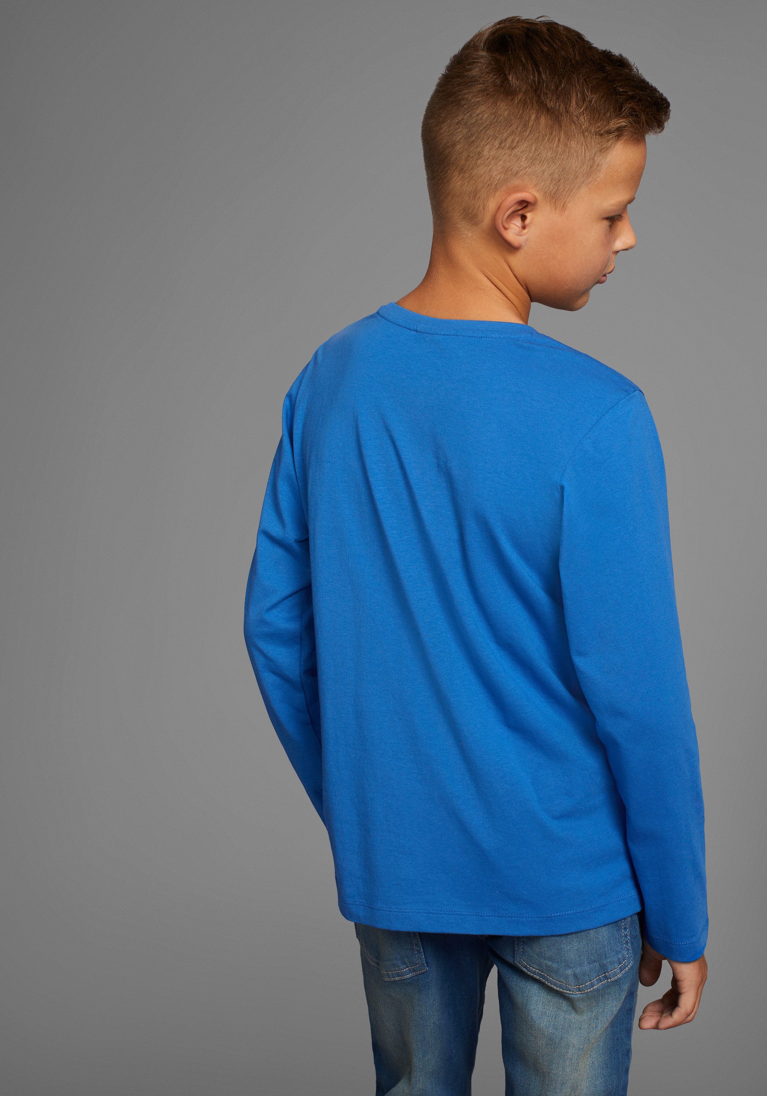 KIDSWORLD Langarmshirt GAMER Gamer-Shirt Langarm, Basic-Passform, mit trendigem Aufdruck