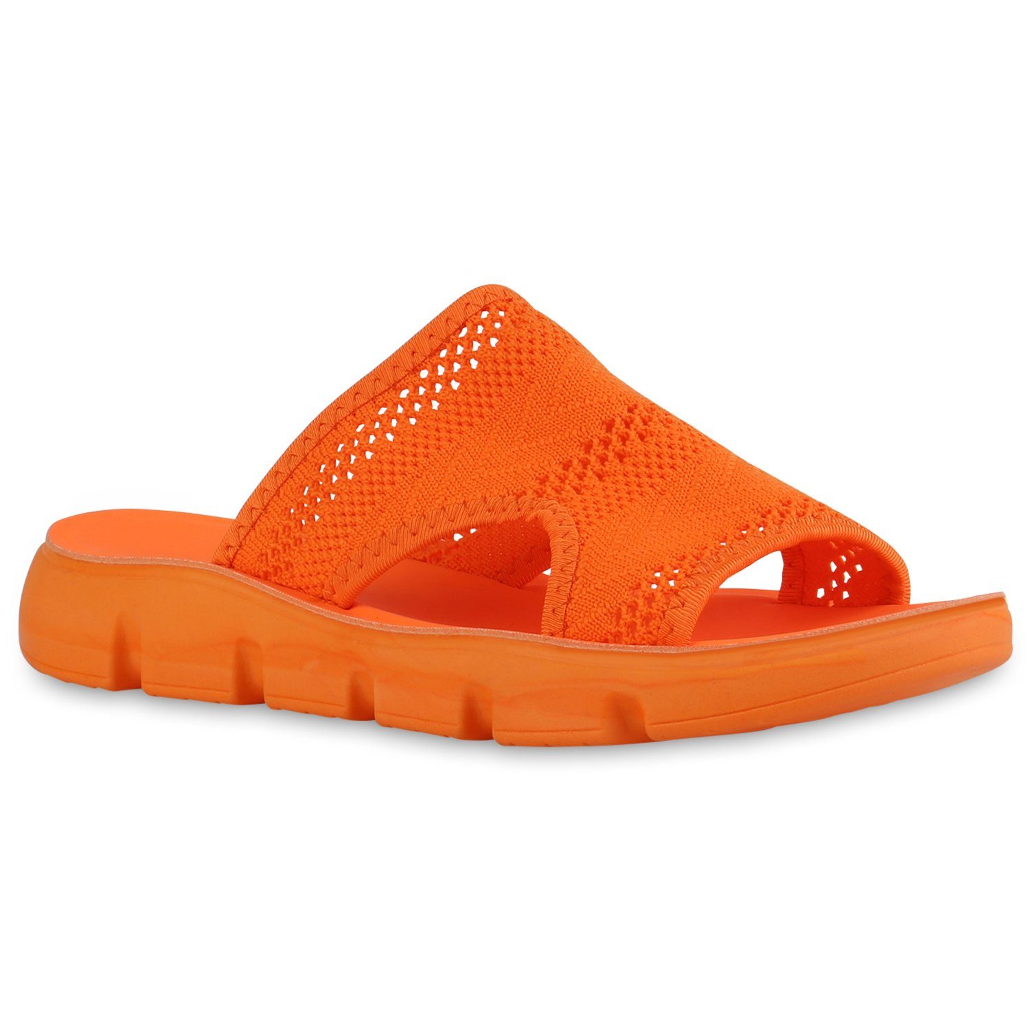 VAN HILL 840455 Pantolette Schuhe Neon Orange