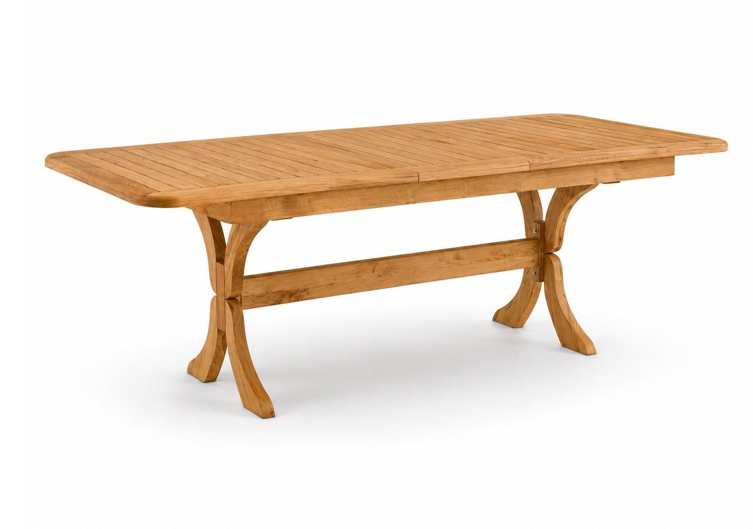 Xlmoebel Esstisch Outdoor Gartentisch Holz Modern Ausziehbar Premium Elegant Esstisch (Esstisch, 1-St., 1-tlg), Modern, für Garten und Terrasse geeignet