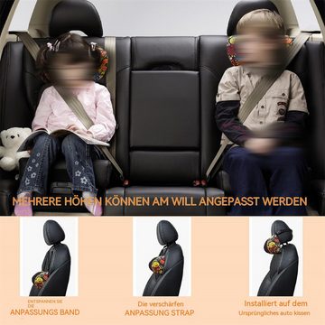 Schlafkissen Auto-Nackenkissen, Sicherheitsgurtkissen, schützt den Kopf von Kindern, RefinedFlare