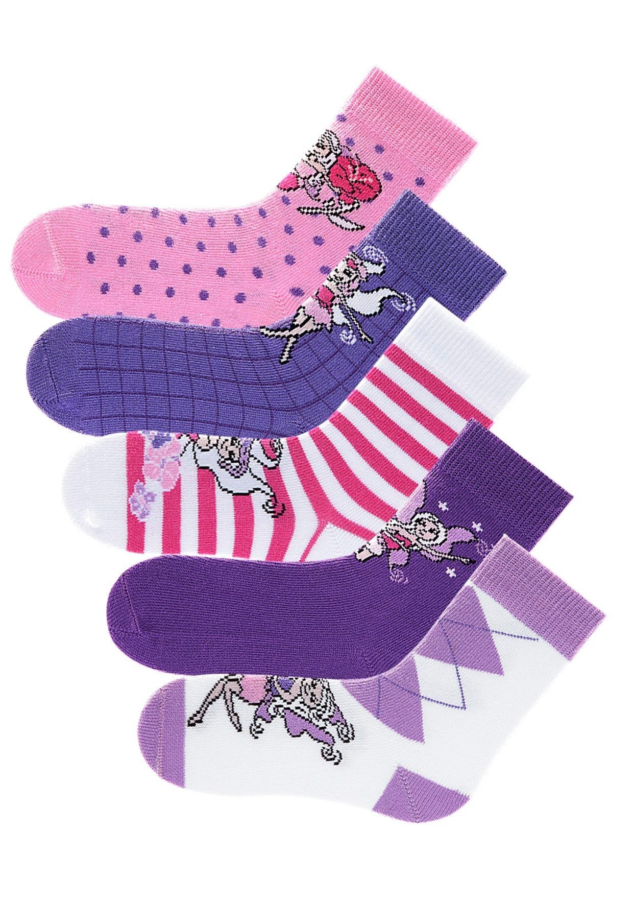 H.I.S Socken (5-Paar) in 5 Designs farbenfrohen