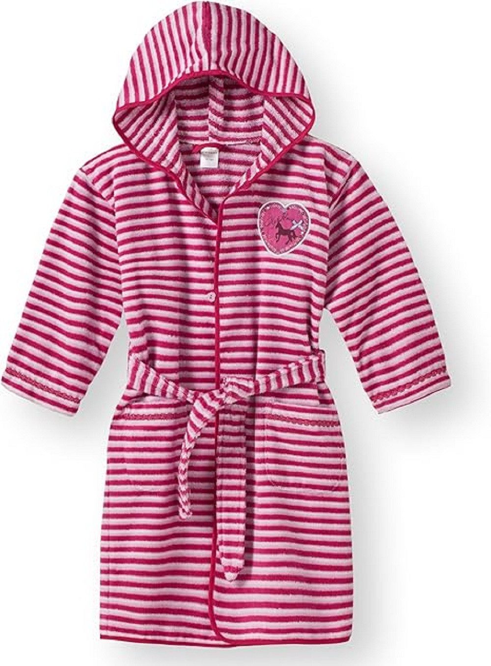 Schiesser Kinderbademantel My Horse Pferd in Velouroptik