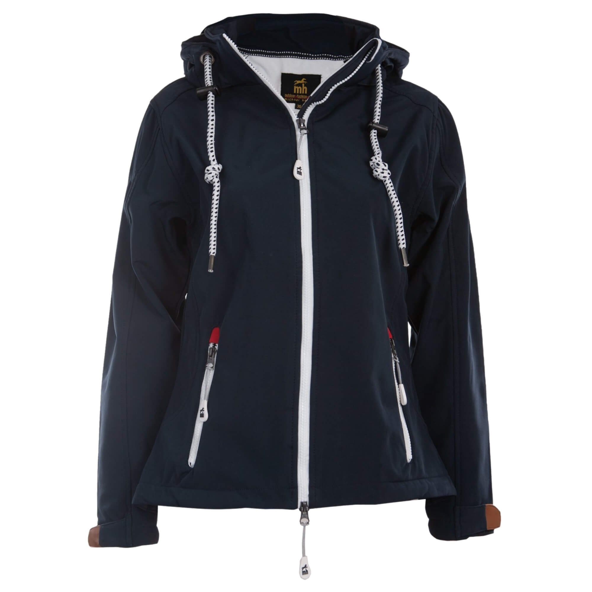 navy winddicht, Damen Heinen Michael Softshelljacke wasserabweisend