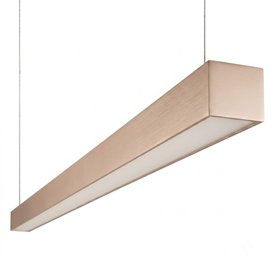 LUXULA LED Pendelleuchte LUXULA LED Linearleuchte 120 cm 40 W CCT einstellbar Gold, Farbwechsler