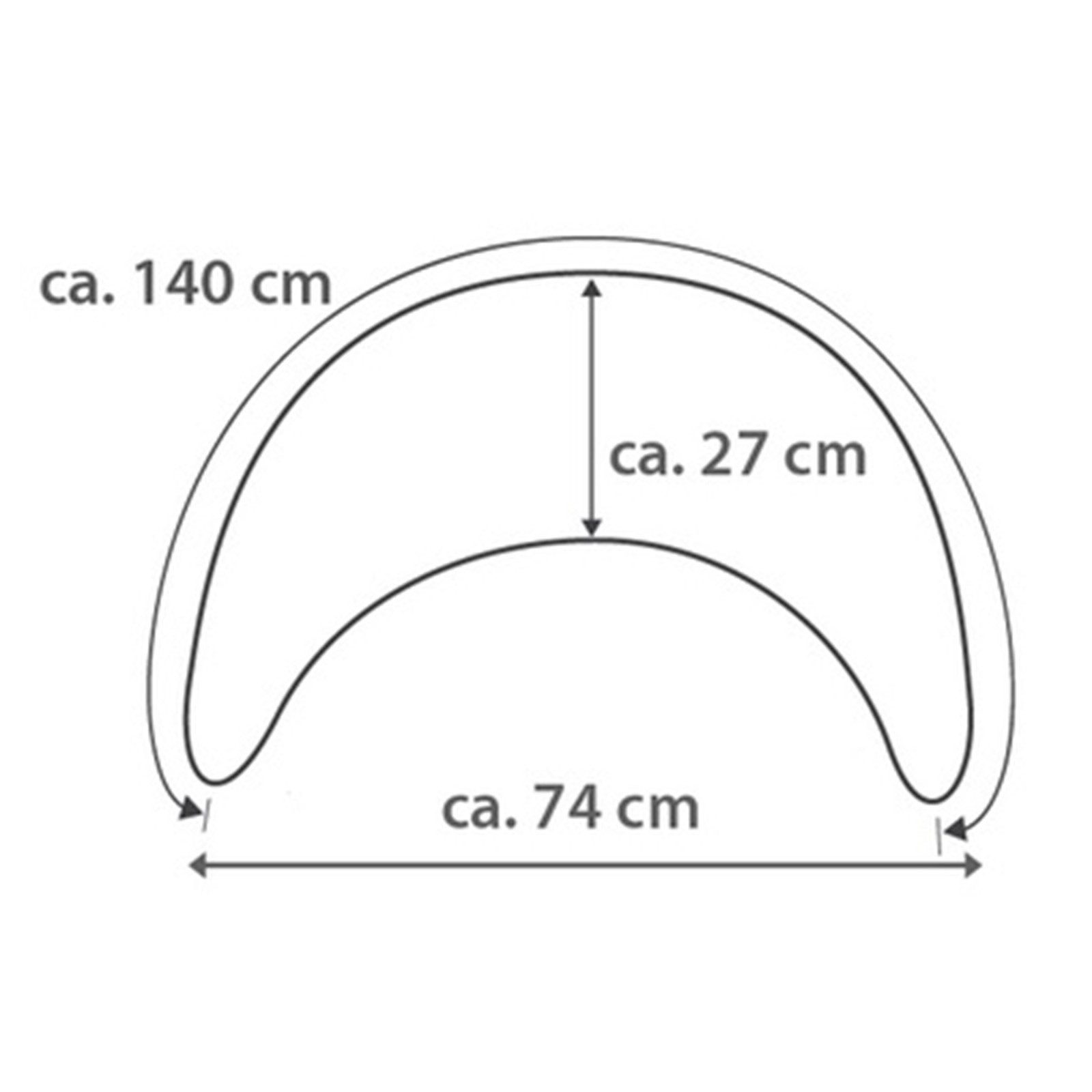 Theraline Kissenbezug für Plüschmond aus Polyester günstig online kaufen