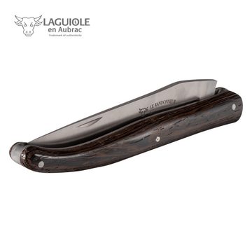Laguiole en Aubrac Taschenmesser "Le Randonneur" Wenge, original mit Zertifikat, Handarbeit, 10 cm Klinge, aus Frankreich