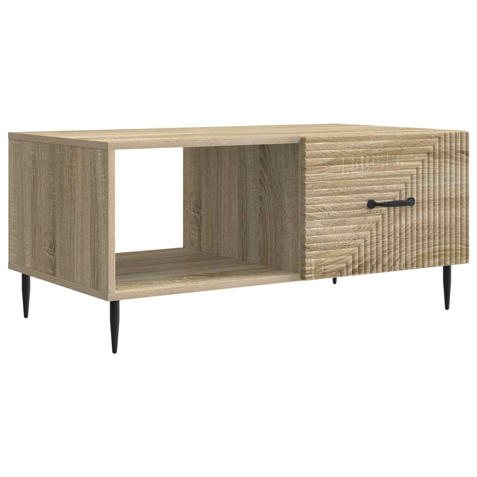 Couchtisch Couchtisch Sonoma-Eiche 90 x 50 x 40 cm Holzwerkstoff