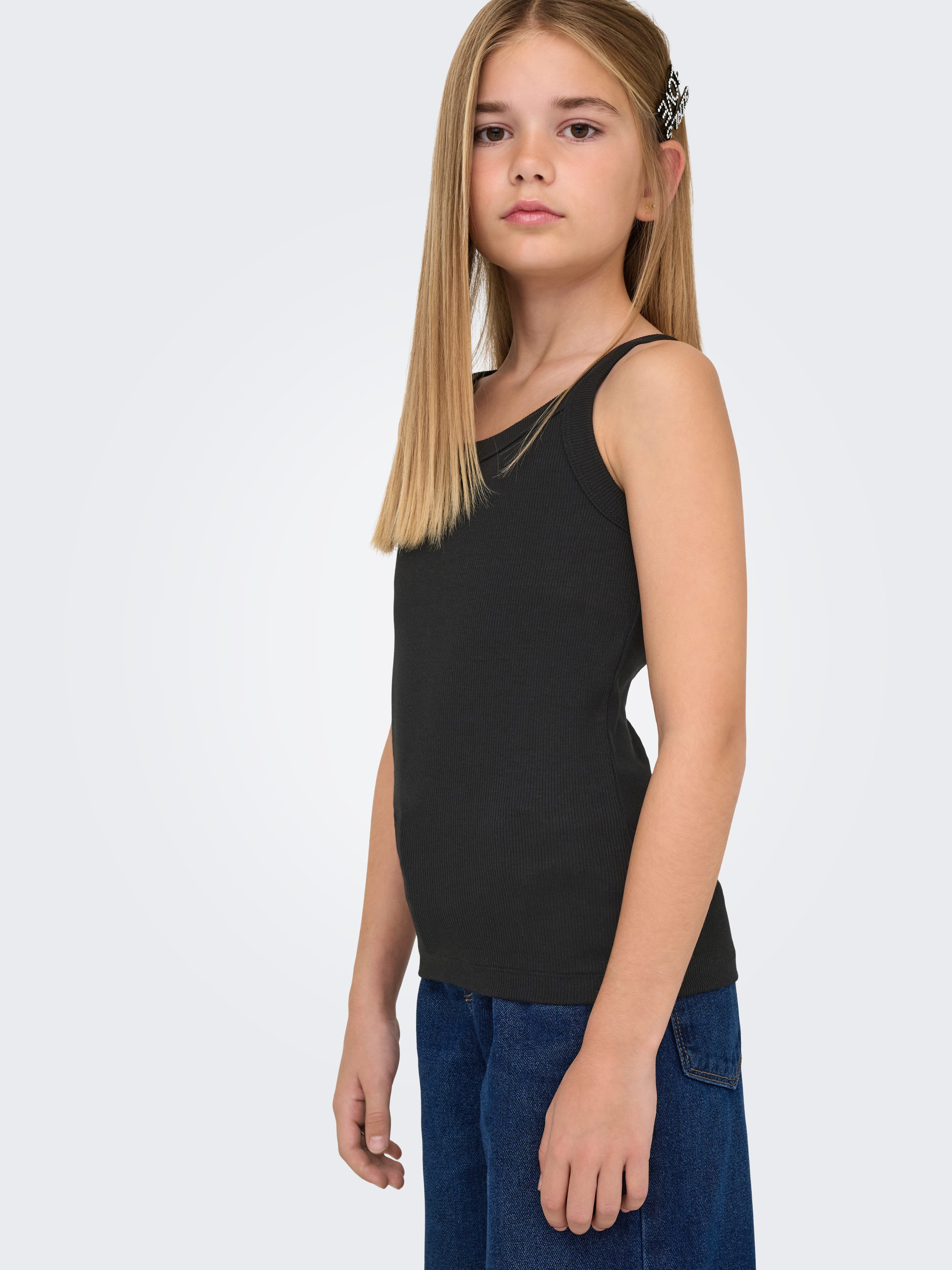 KIDS ONLY Trägertop KOGJILL LIFE S/L TOP CS JRS 2-PACK (Packung, 2-tlg) Baumwollmischung, elastisch