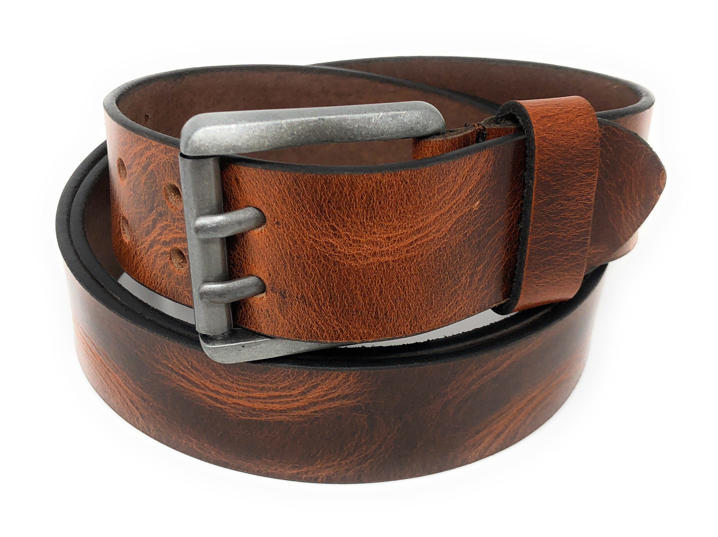 Qivee Ledergürtel ME-513 (1-St) Vollleder günstig online kaufen