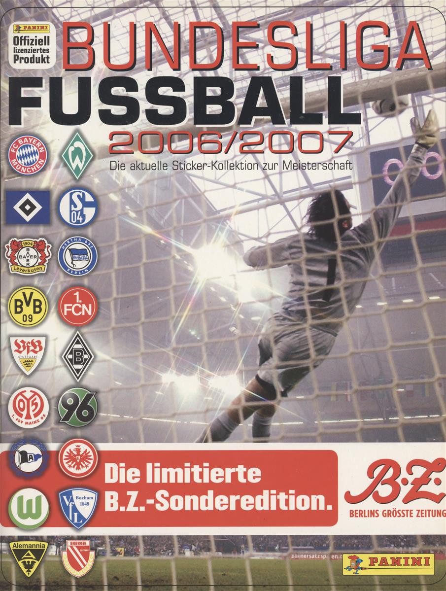 Bücher-Adventskalender Panini Sticker Bundesliga 06/07 - Album - SOFORT LIEFERBAR