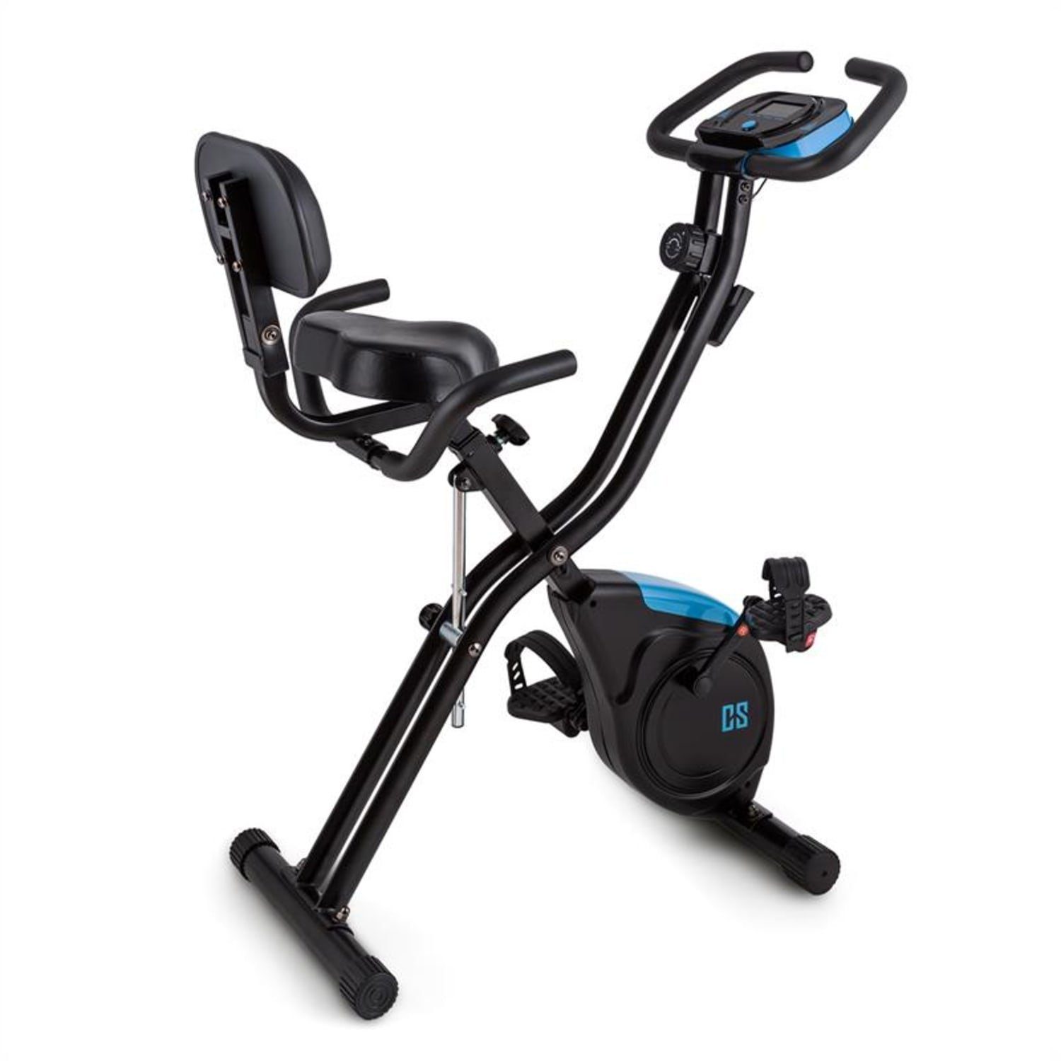 Capital Sports Heimtrainer Azura 2 X-Bike (Trainingscomputer mit LCD-Display), Standfahrrad Heimtrainer Hometrainer Fahrrad klappbar Cardio Fitness