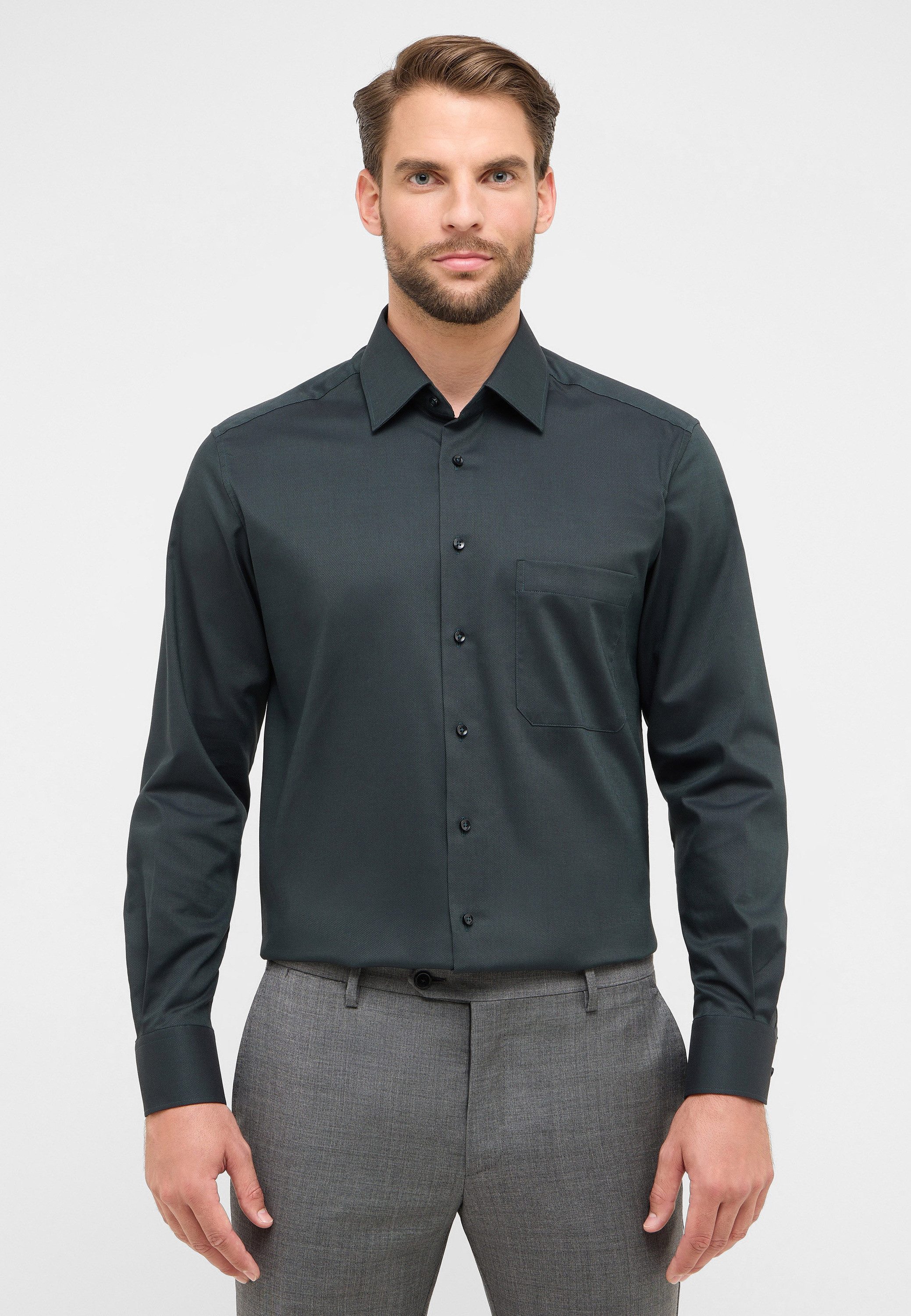Eterna Langarmhemd COMFORT FIT NON IRON (bügelfrei)