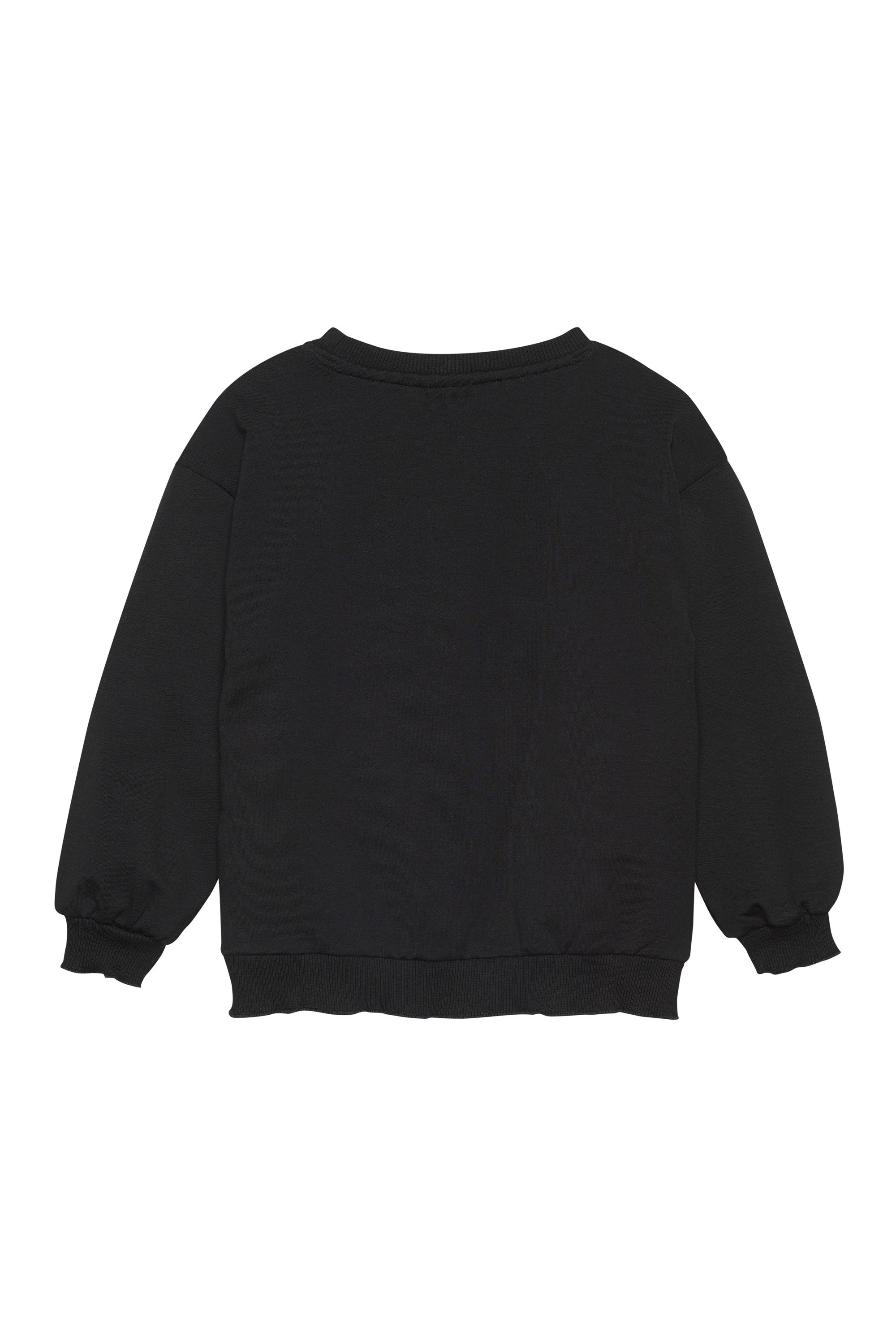 Minymo Rundhalspullover MISweatshirt Sweatshirt mit Stickerei