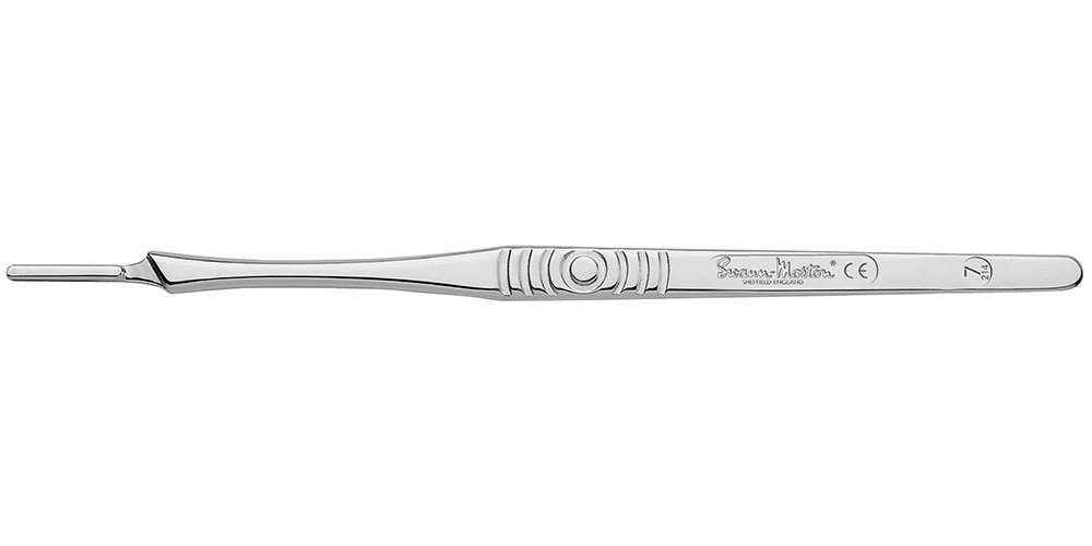 Swann Morton Rasiermesser Skalpellgriff Nr. 7 Swann Morton 16cm langer schlanker Skalpell Halter für Nr.3 Klingen | Rasiermesser