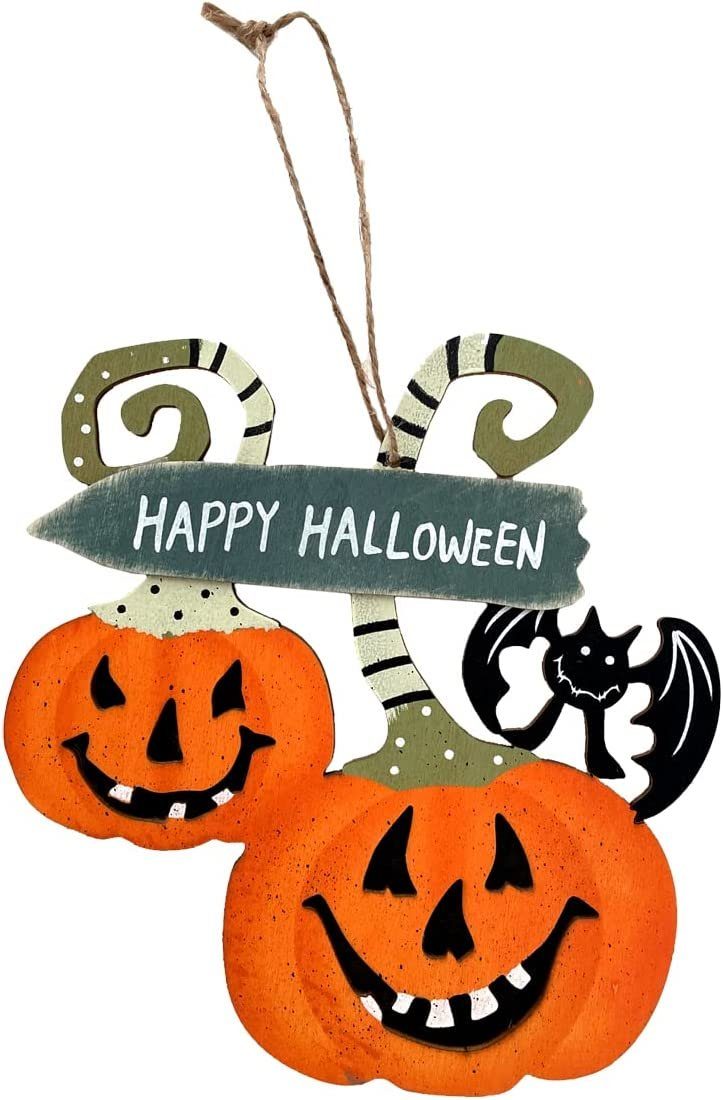 LB H&F Lilienburg Hängedekoration Deko Fenster Anhänger Fledermaus Tür Halloween (Herbst Kürbis Dekoration zum Feldermaus Hängen Hänger Herbstdeko Herbstdekoration Fensterhänger Fensterschmuck Fensteranhänger Holz Hängedeko Geister Dekohänger kruselig Horror Türschild Türdeko Türschmuck Türhänger Figur Feiger Party 2022 kaufen Trend)