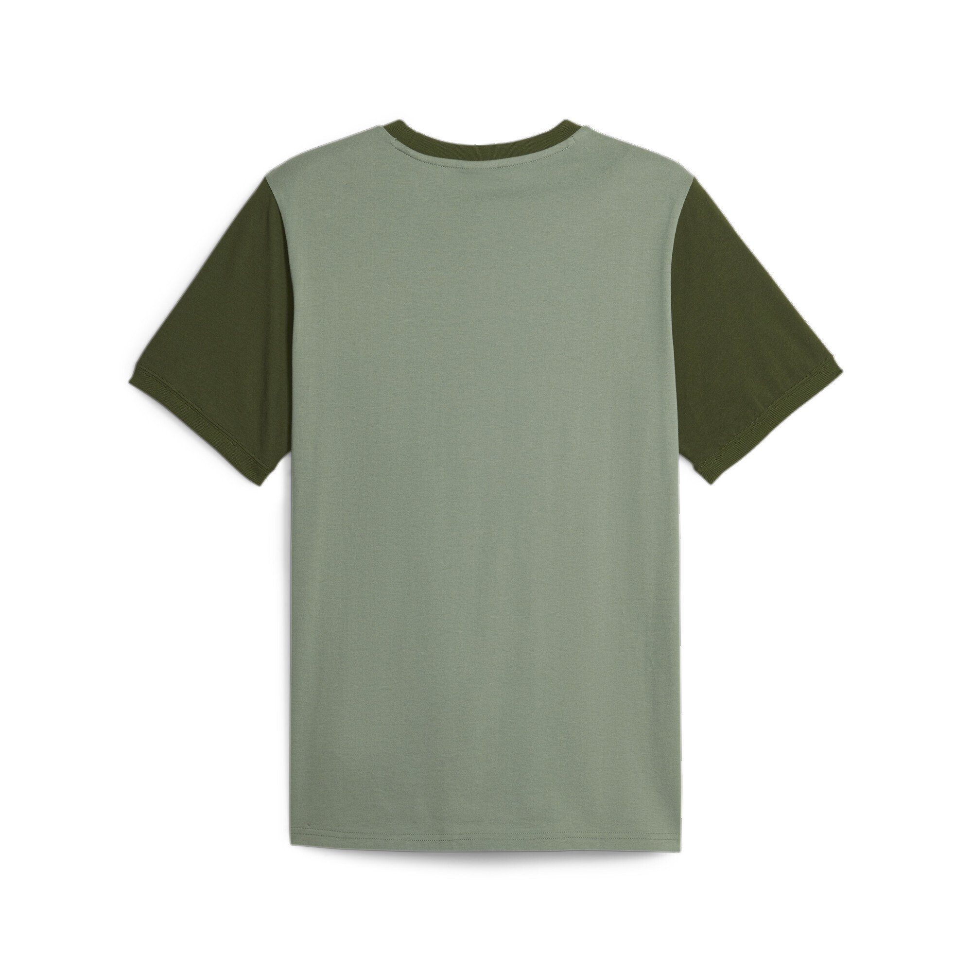 Herren PUMA Block Classics Eucalyptus T-Shirt T-Shirt Myrtle Green