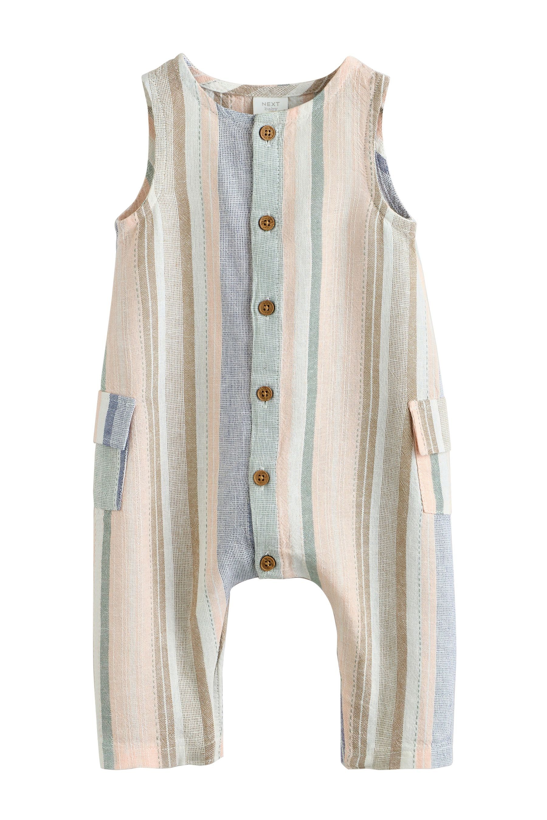 Next Strampler Babystrampler aus Webmaterial (1-tlg)