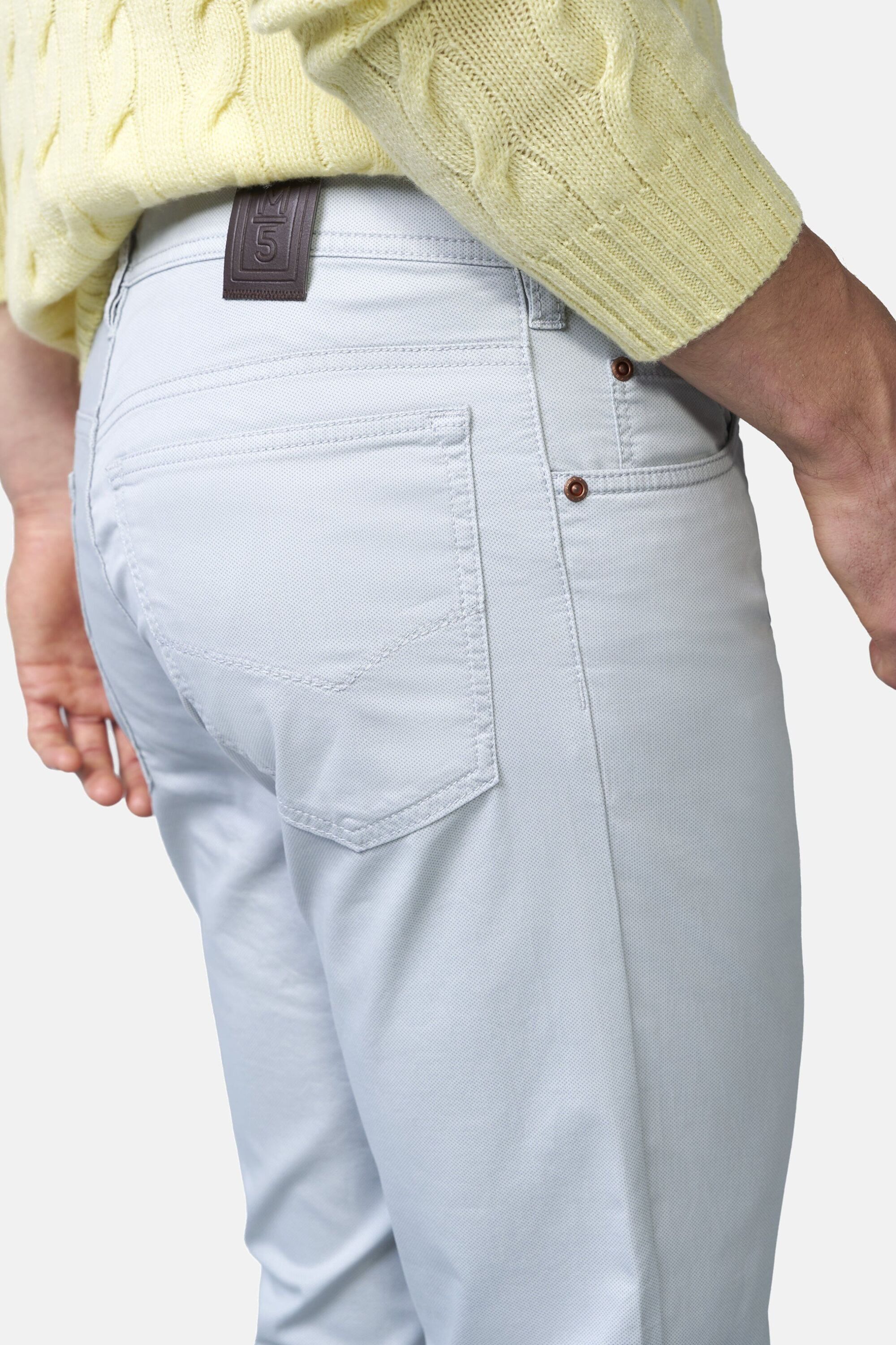 MEYER 5-Pocket-Jeans M5 Five 1-6075 aus reiner Bio-Baumwolle – Bild 4 von 5