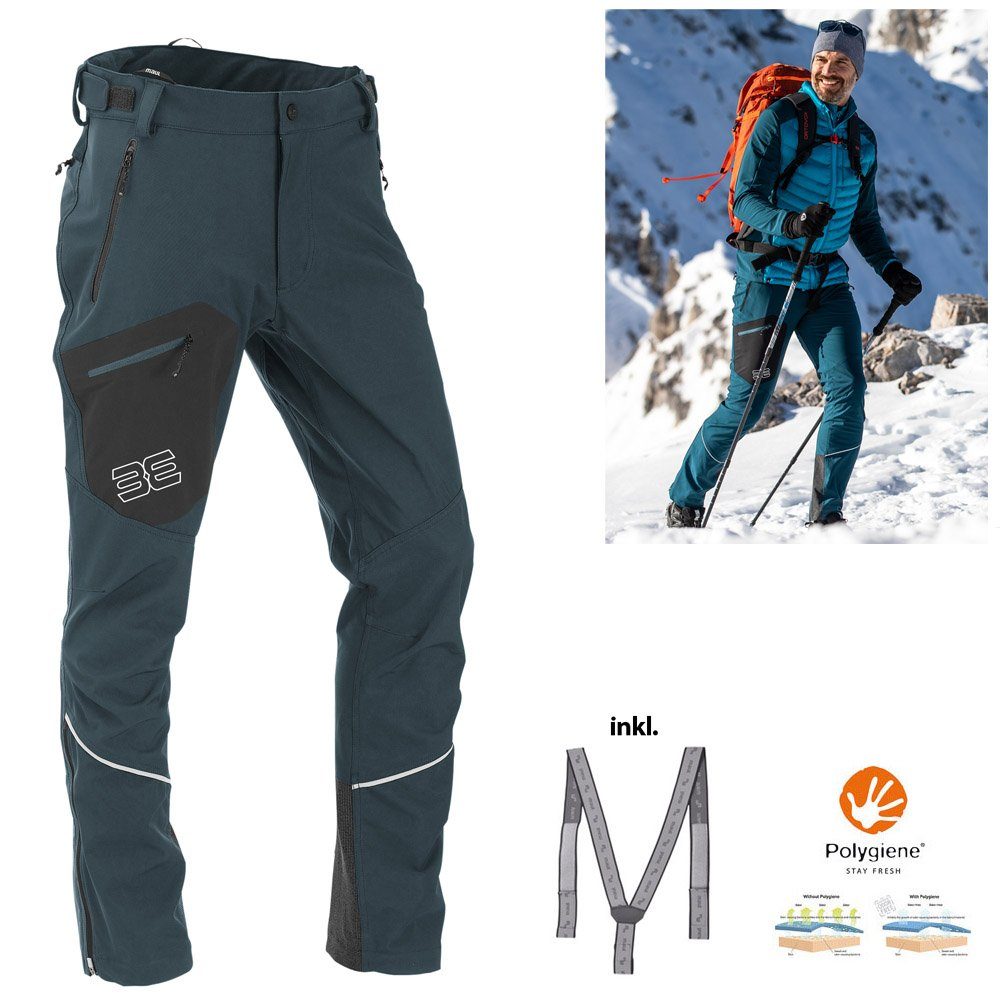 Maul Skihose Maul - Monte Tamaro 2XT - Herren Softshell Tourenhose, navy