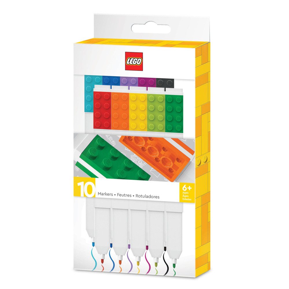 Joy Toy Kugelschreiber LEGO Filzstifte-Set 10-teilig
