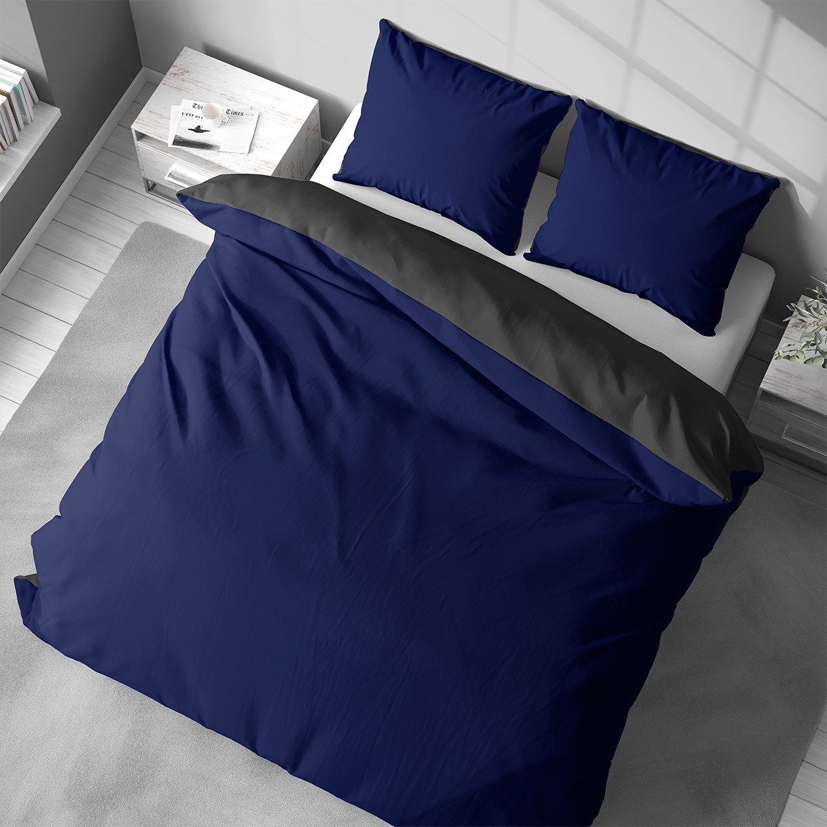 Visaggio Bettwäsche Mikrofaser Allergiker geeignet Doubleface günstig online kaufen