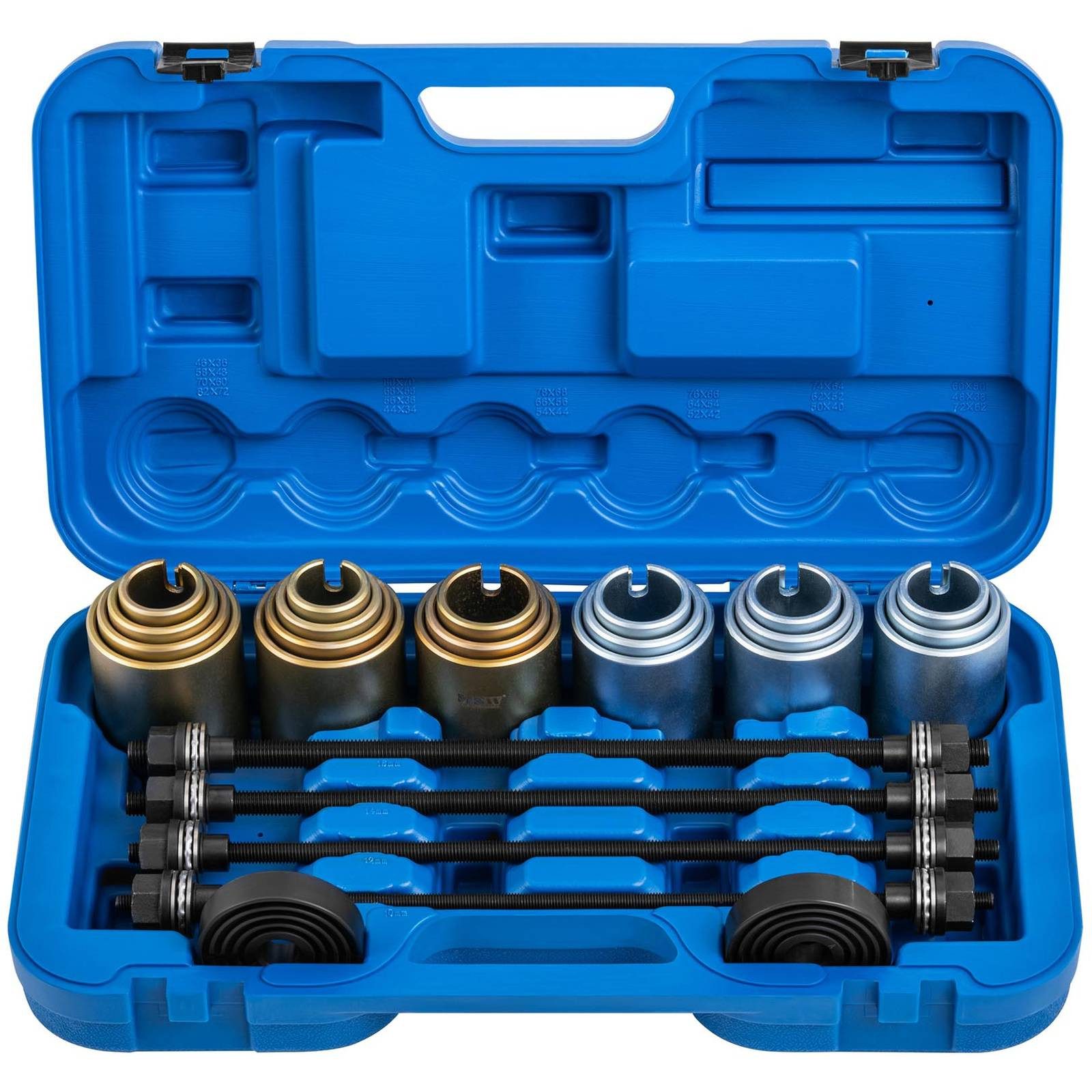 MSW Demontagewerkzeug Radlager Gummibuchsen Abzieher Radlagerwerkzeug Fahrwerksbuchsen KFZ, B: 30 cm, L: 54 cm