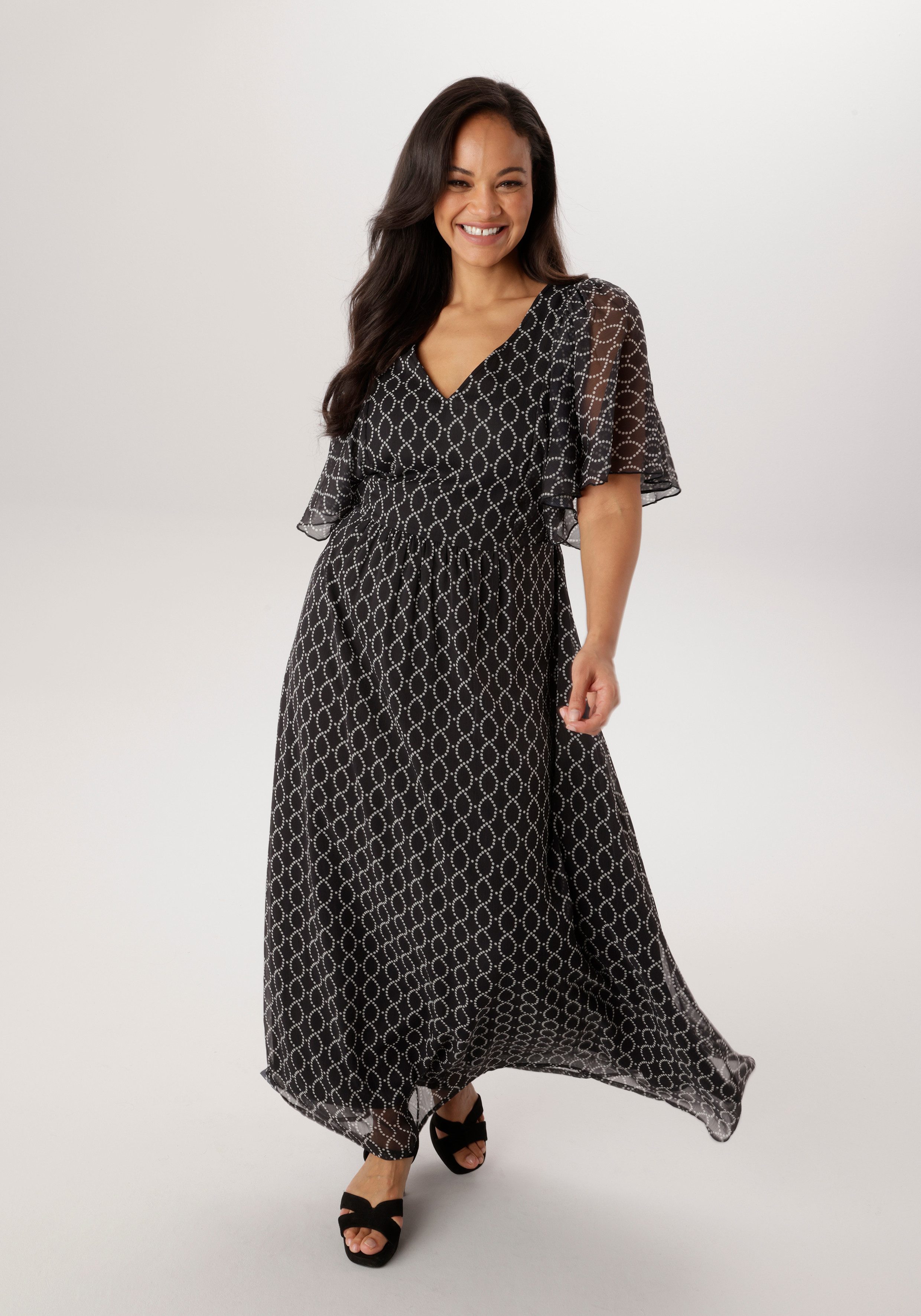 Aniston PLUS Chiffonkleid mit tollem Druck - NEUE KOLLEKTION. € 69,99, (€ 69,99 pro 1 Stk).