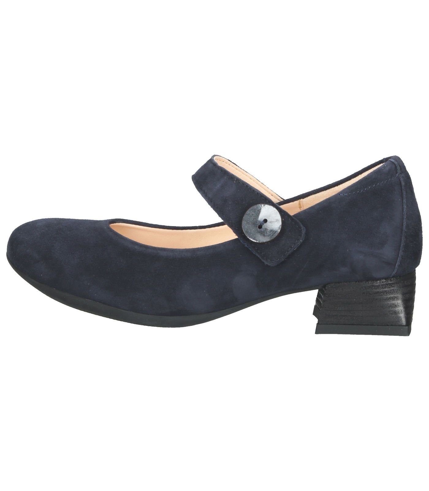 Pumps Think! Dunkelblau Veloursleder Pumps