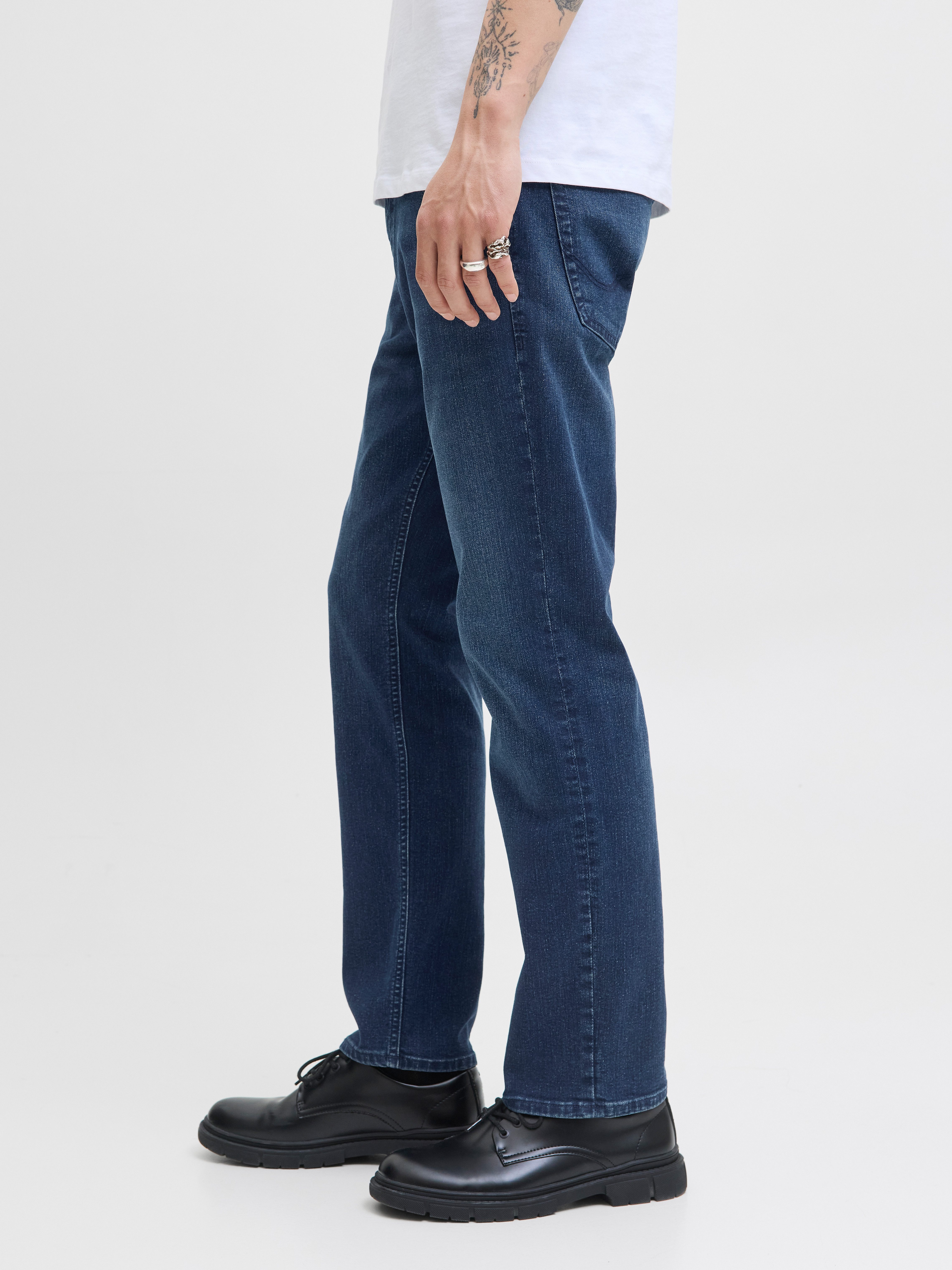Jack & Jones Straight-Jeans JJICLARK JJORIGINAL SQ 2 Baumwollmischung, straight fit – Bild 2 von 5
