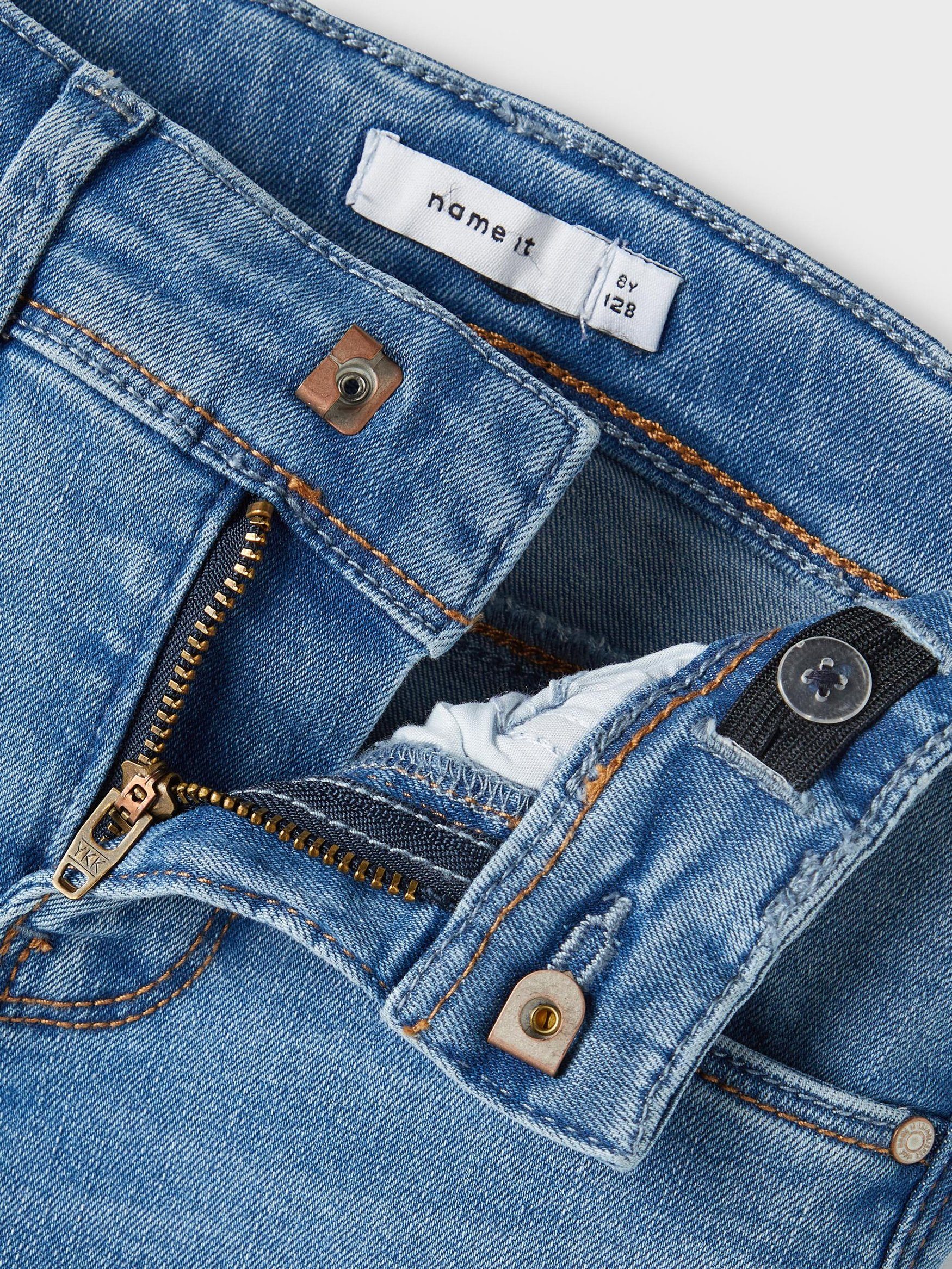 Name It Regular-fit-Jeans Straight Leg Jeans Denim NKFPOLLY NKFPOLLY SKINNY BOOT JEANS 1142-AU NOOS