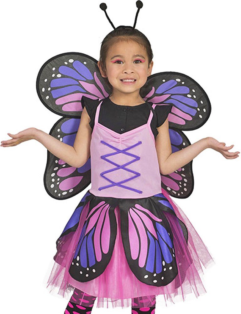 Funny Fashion Feen-Kostüm »Schmetterling Belle Kostüm für Mädchen - Pink -  Kinderkostüm mit Flügeln« online kaufen | OTTO