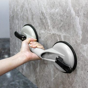 Saugheber 2x Saugheber Alu Glassauger Vakuumheber 100KG für Marmor Glasheber für Granit, -]