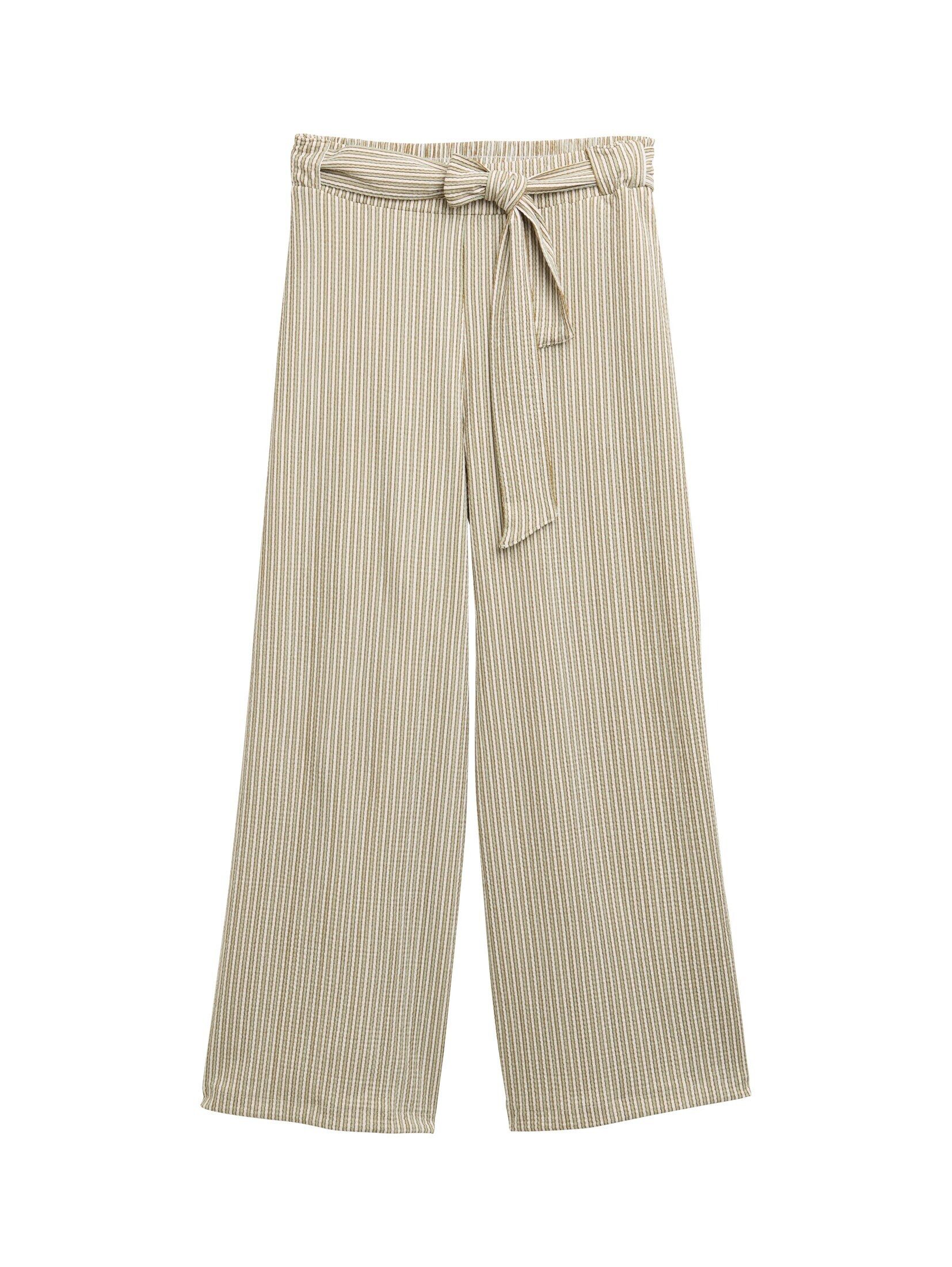TOM TAILOR Denim 7/8-Hose Hosen & Chino High Waist Culotte Hose mit Bindegürtel